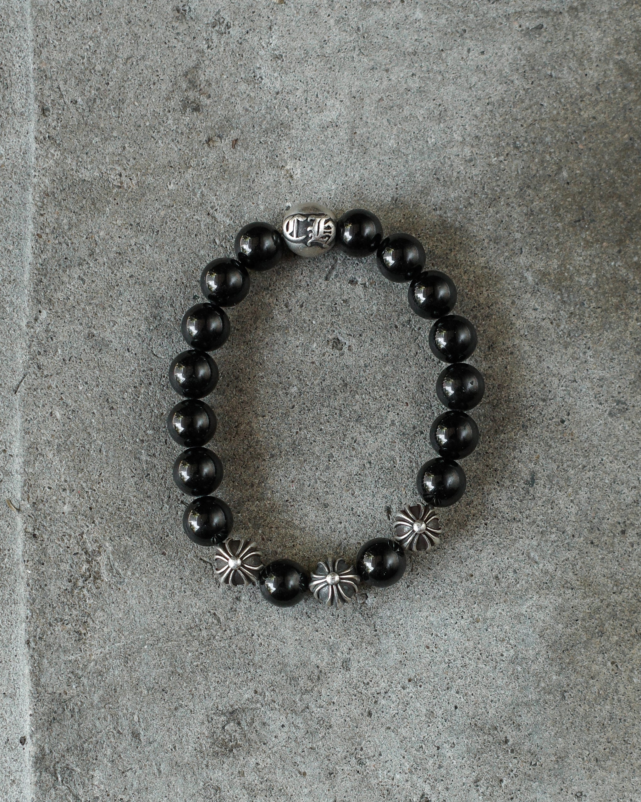 Chrome hearts discount pearl bracelet