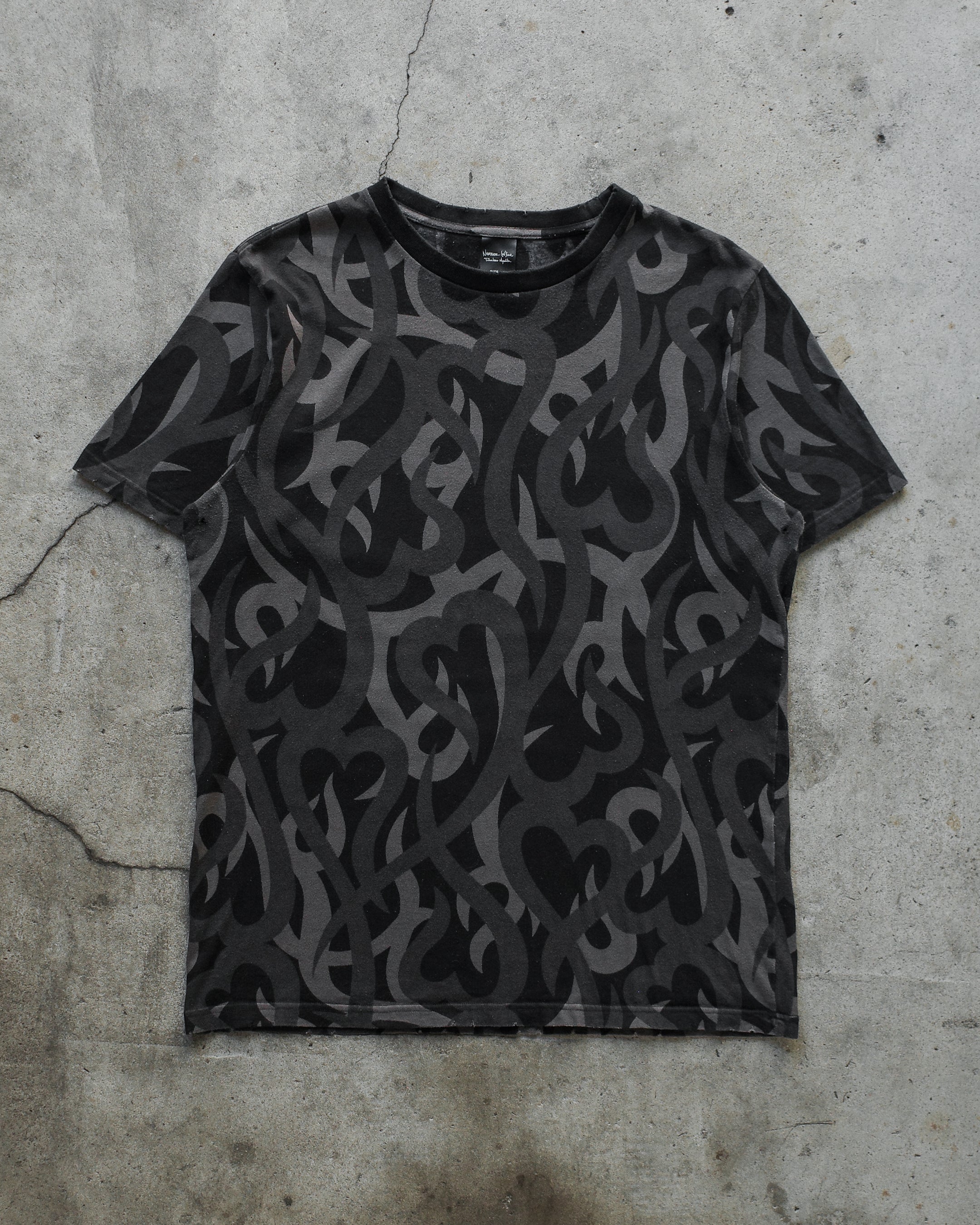 Number (N)ine AW04 Heart Tribal Tee