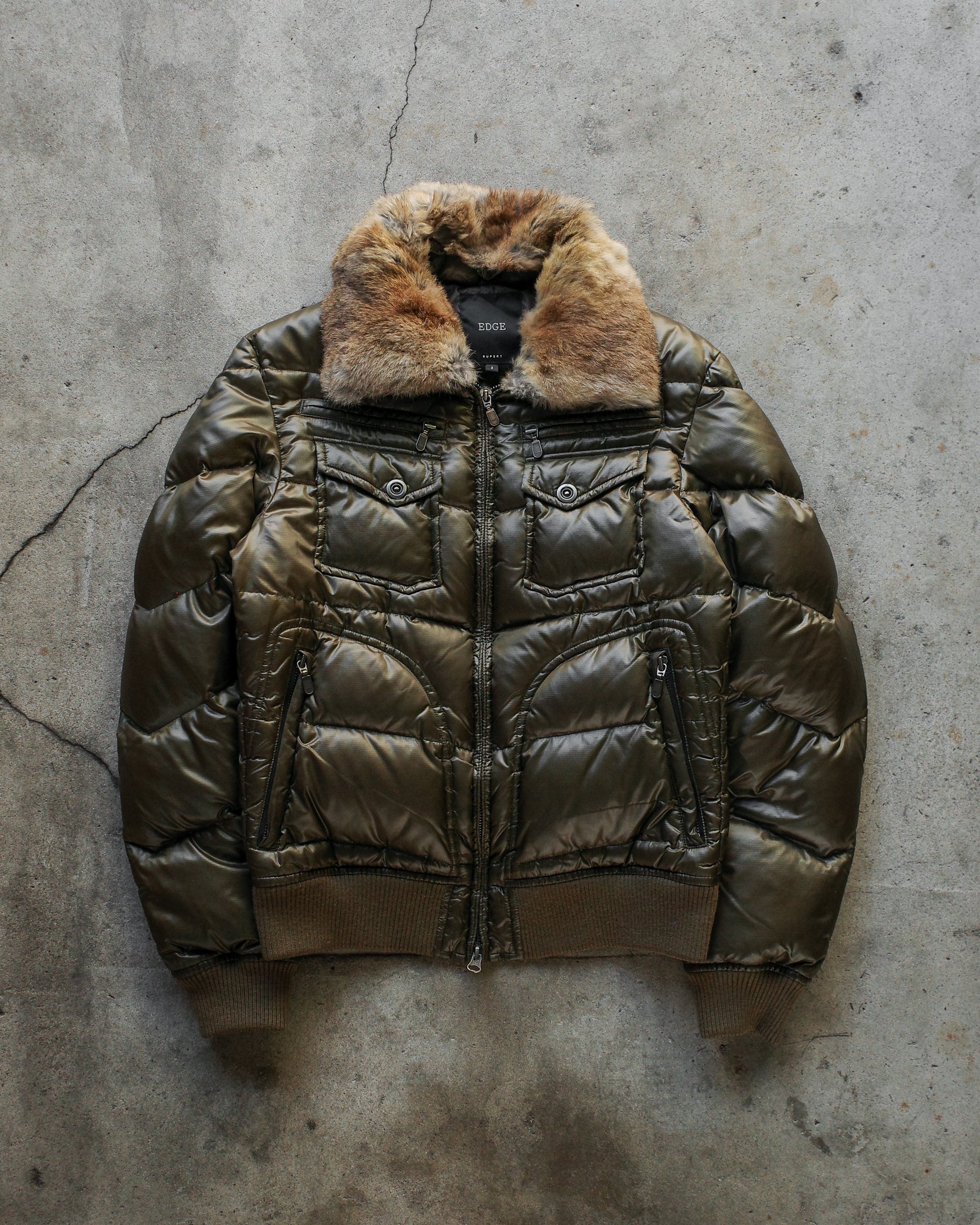 Edge Rupert Fur Collar Puffer Jacket