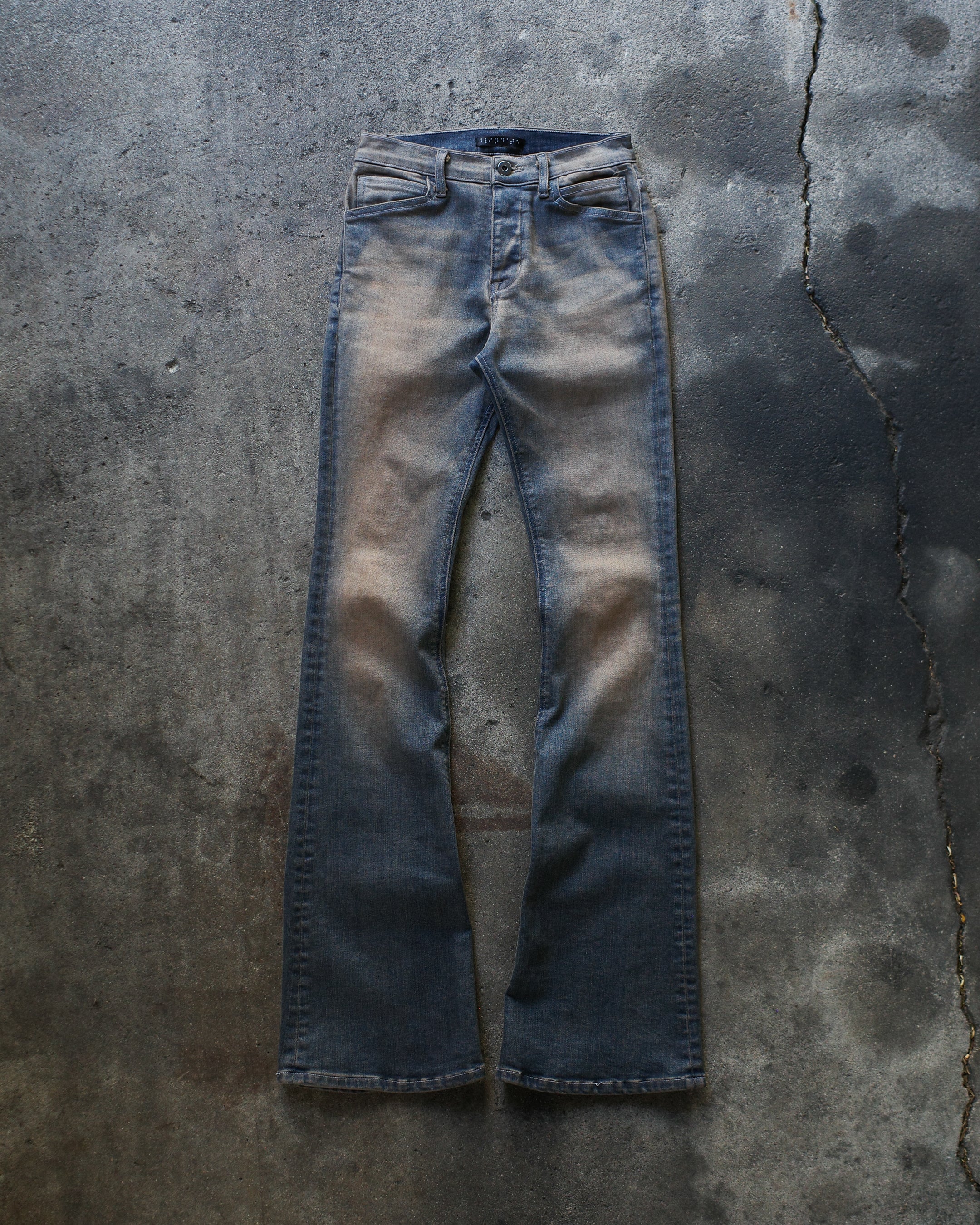 C5. Mud Wash Bootcut Denim – BLINDATE INC
