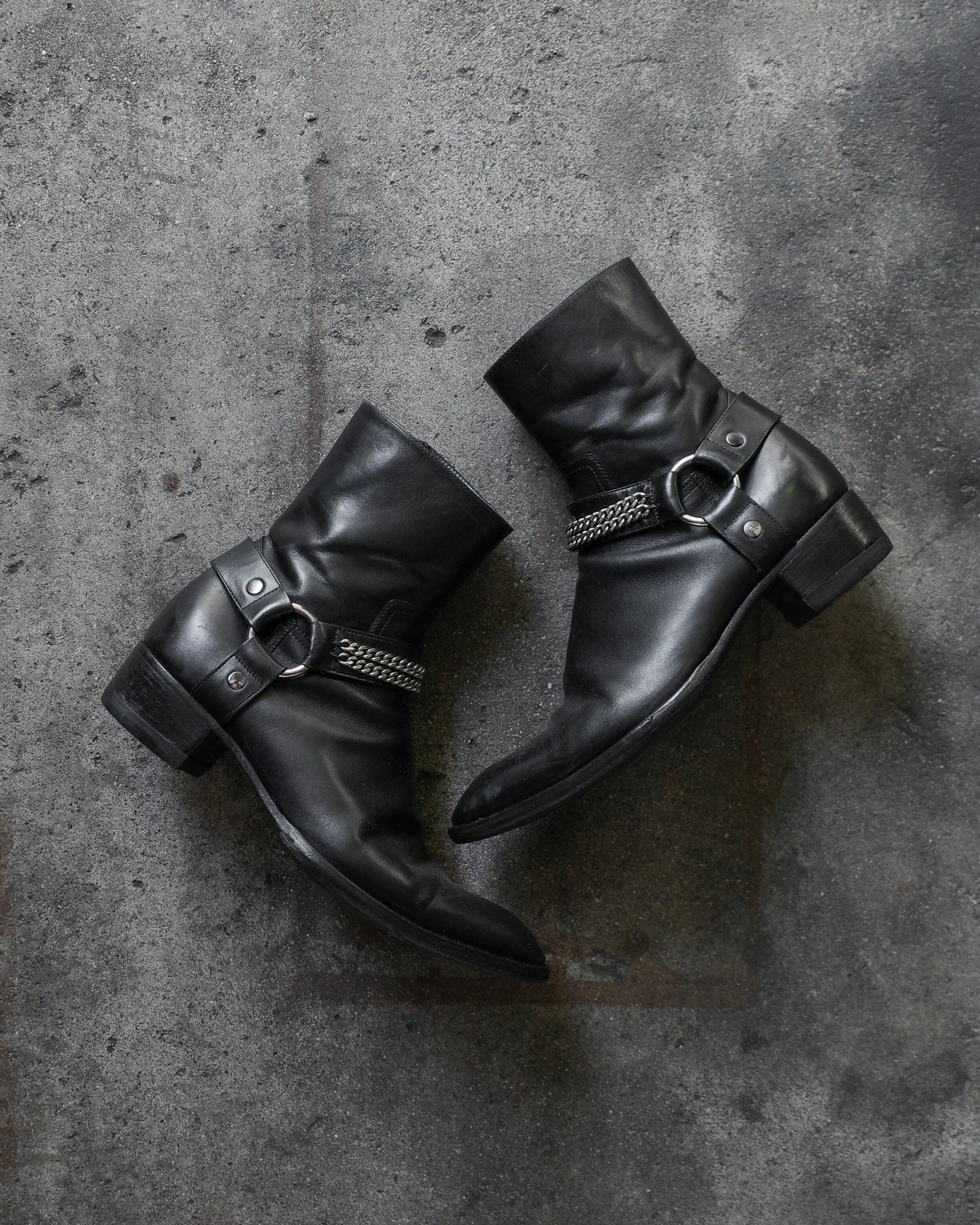Saint Laurent Paris FW13 Chain Wyatt Boots – BLINDATE INC