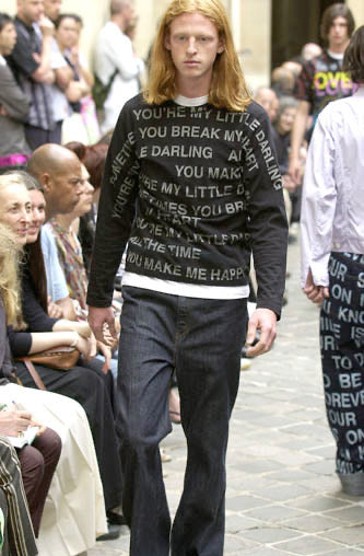 Junya Watanabe SS02 Poem Long Sleeve