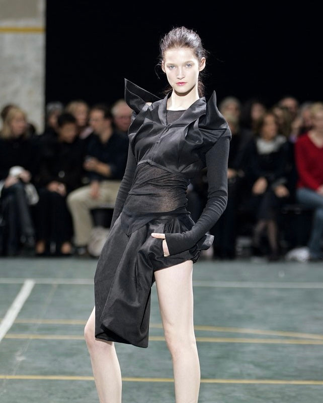 Rick Owens SS05 Waxed Mud Wash Horn Jacket
