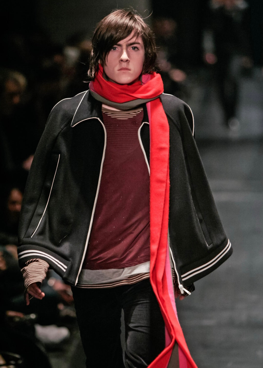 Dior Homme FW05 Varsity Zip Up Jacket