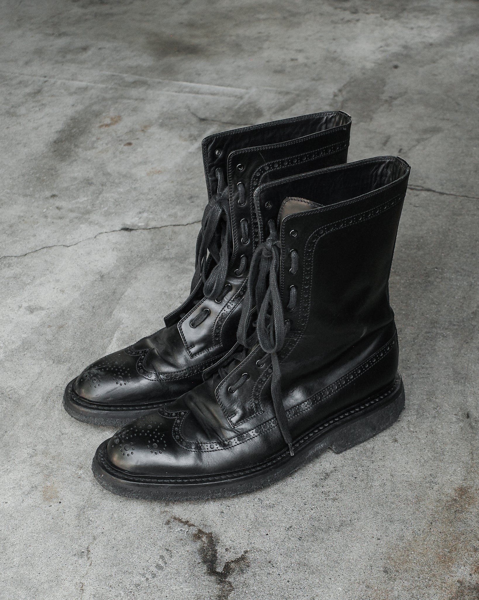 Dior Homme AW07 Navigate Patterned Boots