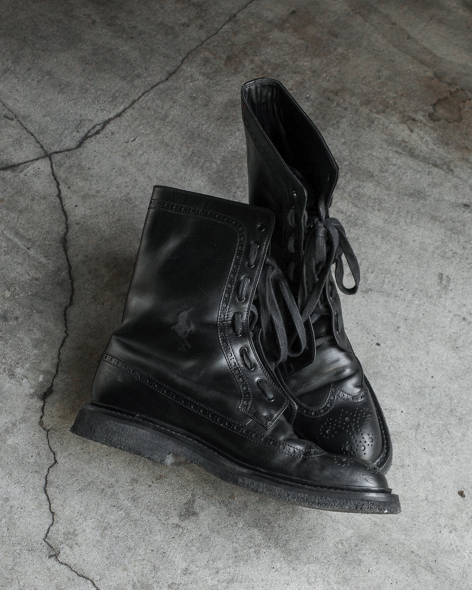 Dior Homme AW07 Navigate Patterned Boots