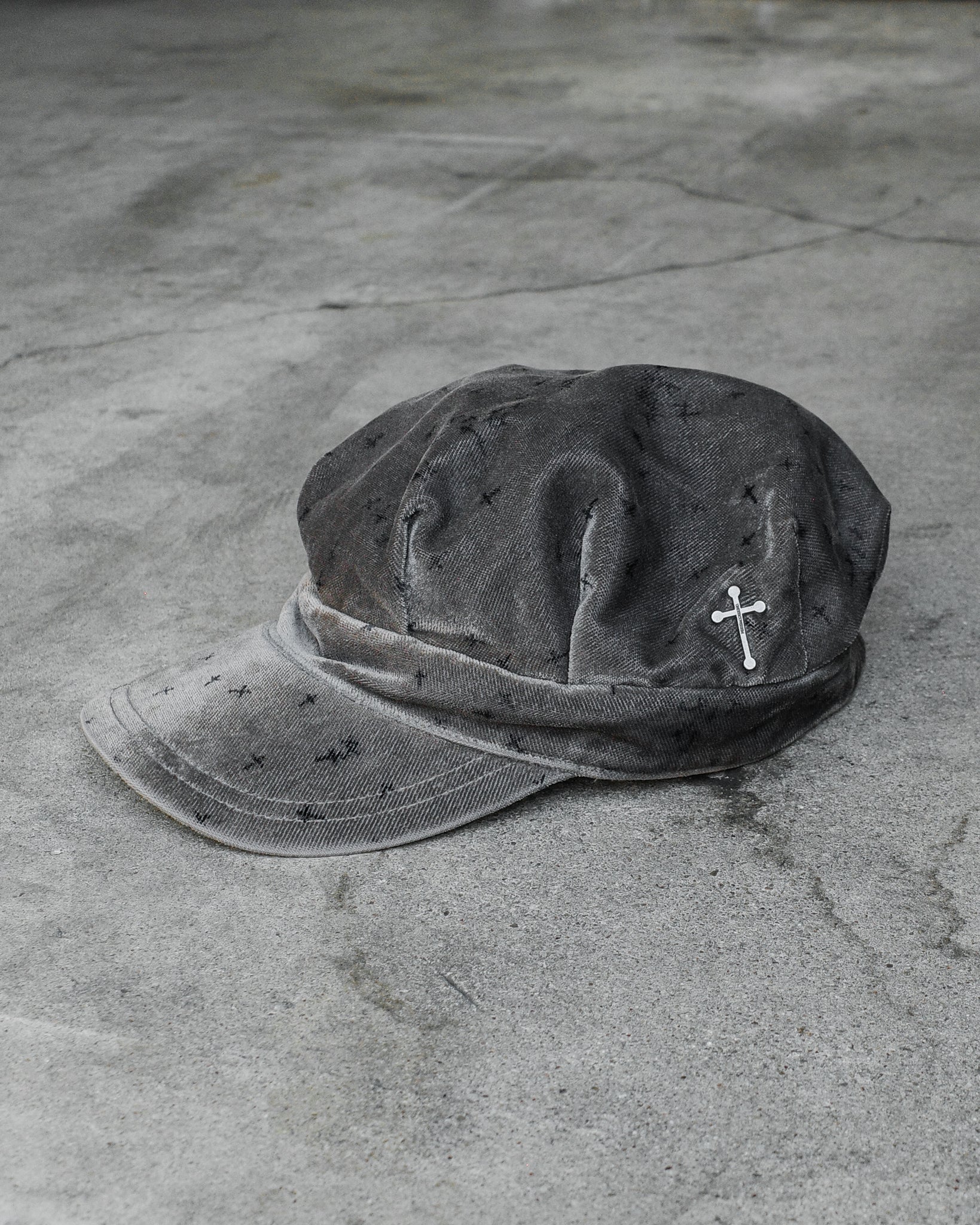 Undercover AW02 Velour Crosses Hat