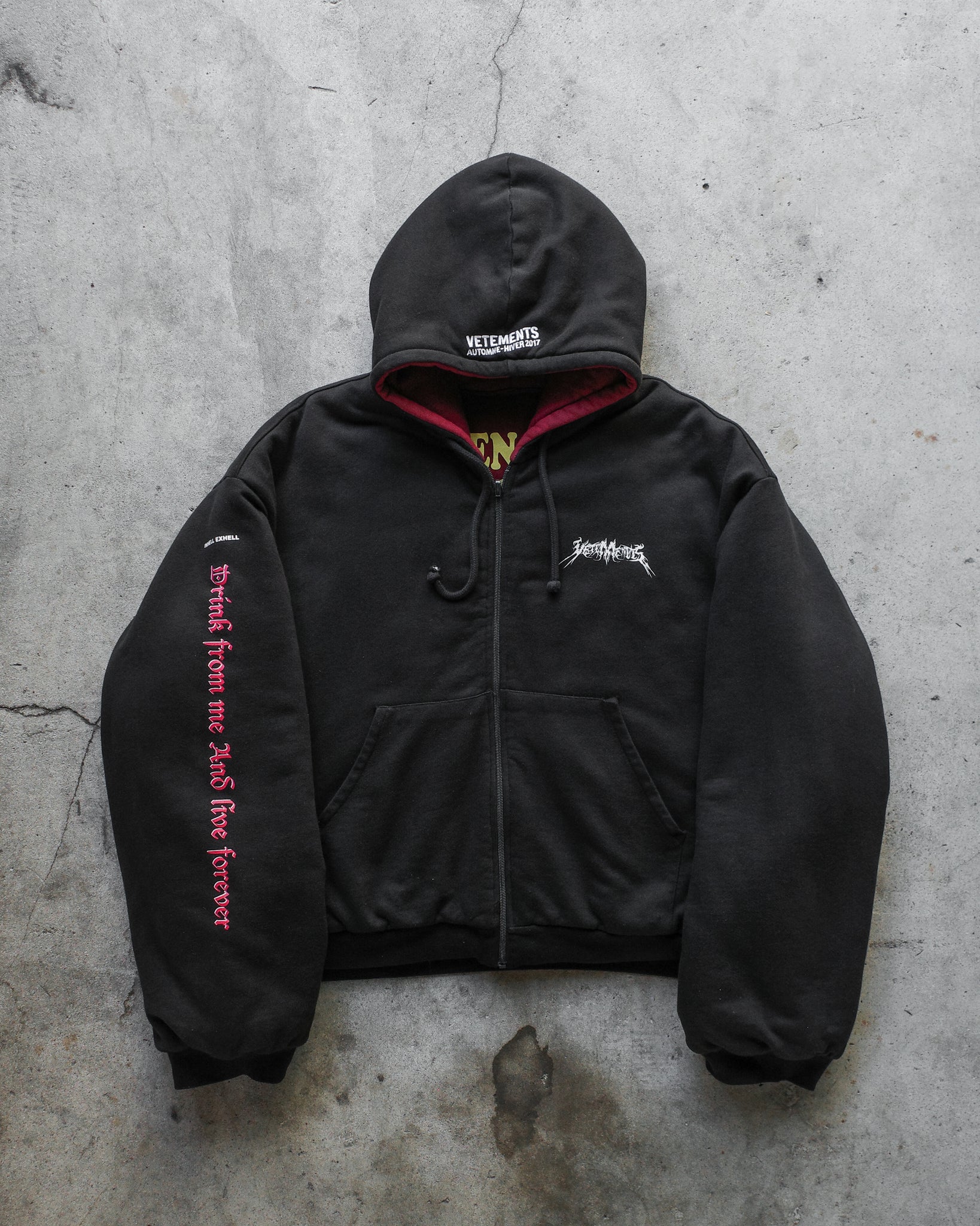 Vetements 2024 darkness hoodie