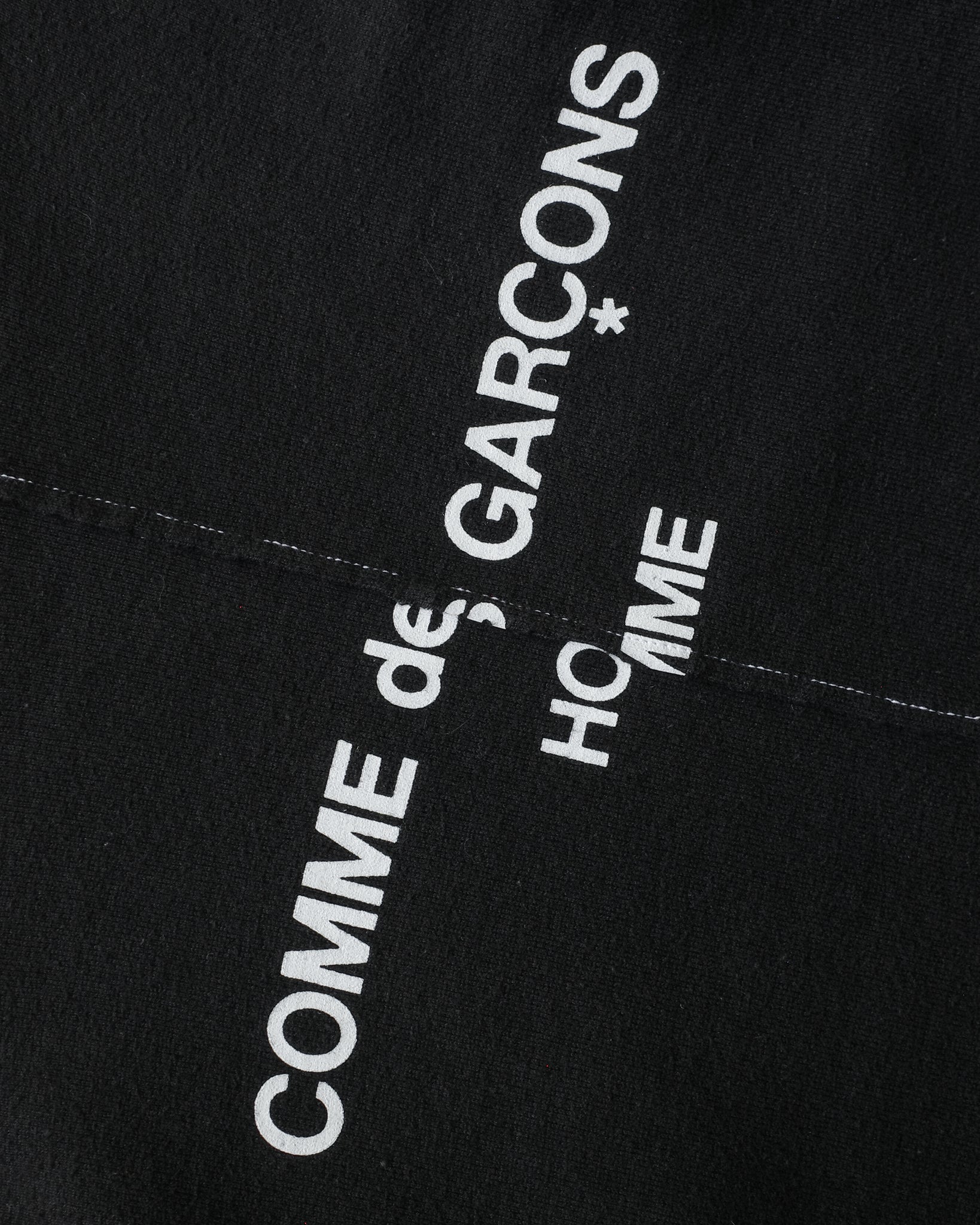 Comme Des Garçons AD93 Distressed Split Logo Long Sleeve