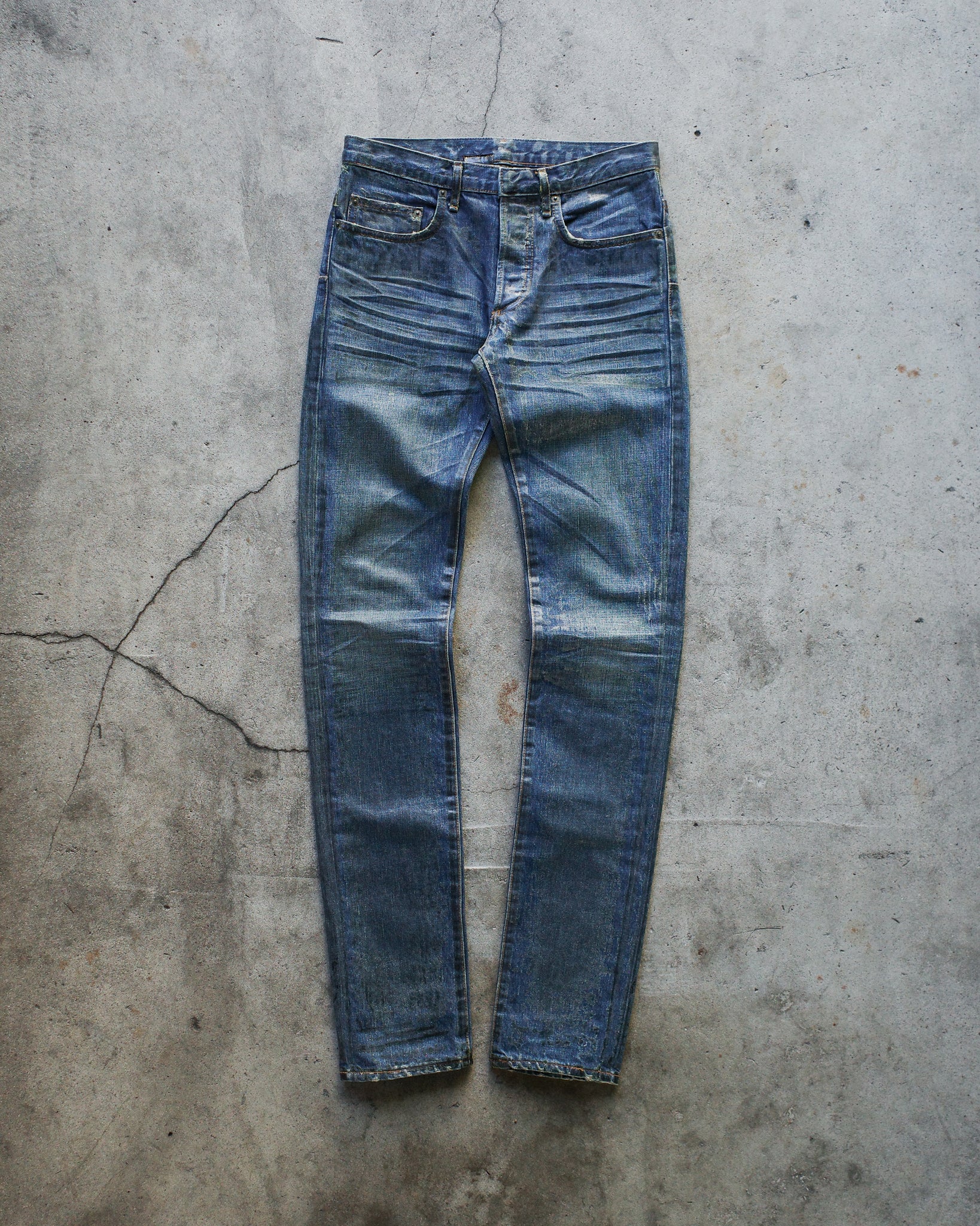 Dior Homme AW03 "Luster" Repaired Waxed Denim