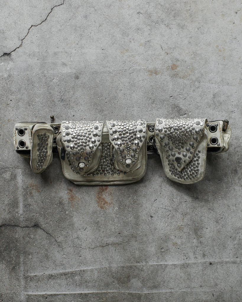 Kmrii Studded Multi Pouch Belt