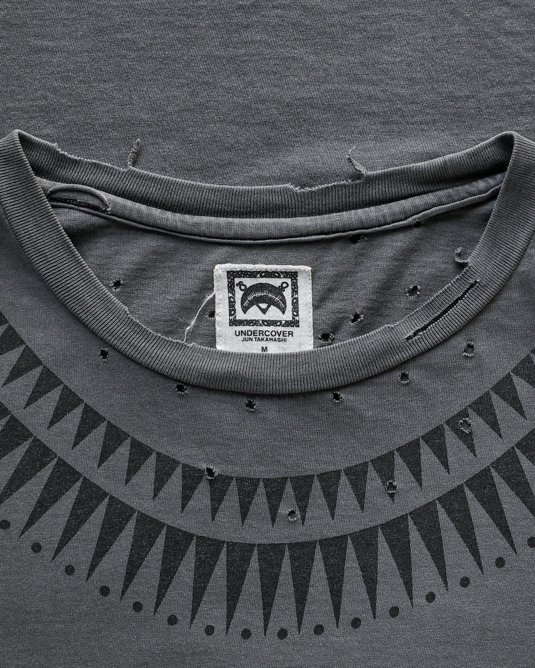 Undercover SS03 Giz Distressed Tee – BLINDATE INC Undercover SS03 Giz Distressed Tee – BLINDATE INC