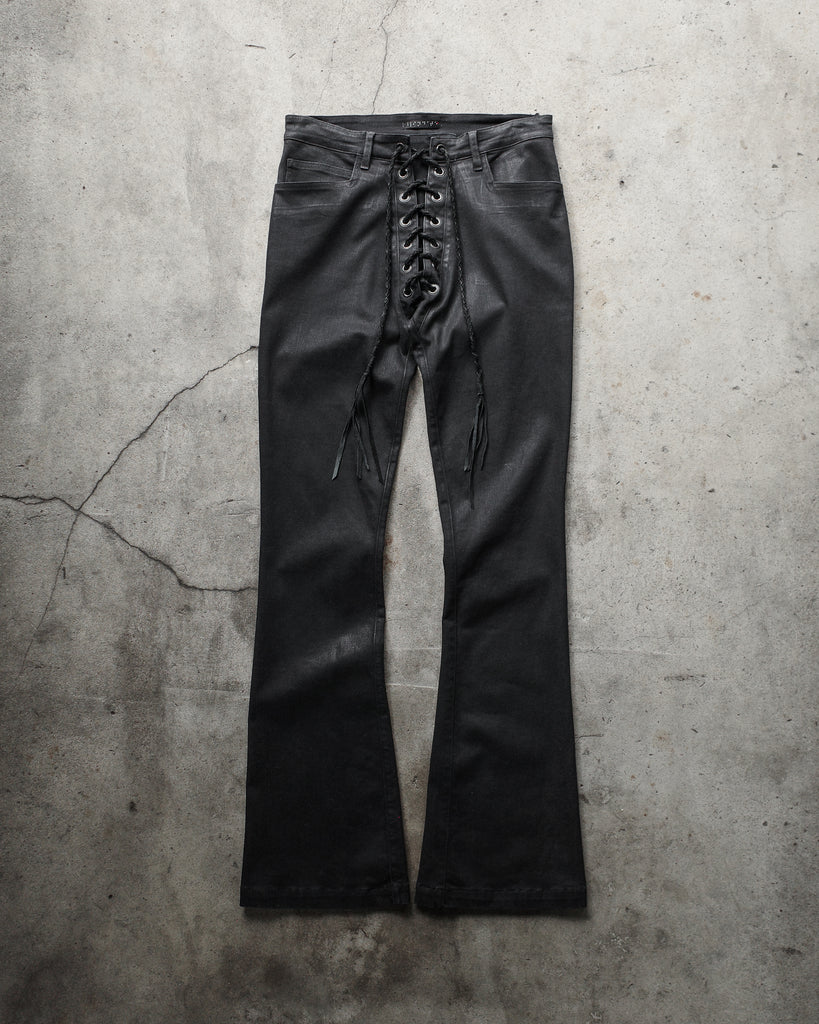 パンツ NO MASS PROD 008GLM WAXED DENIM JEANS パンツ NO MASS PROD. 008GLM WAXED DENIM no mass prod 008 glm waxed