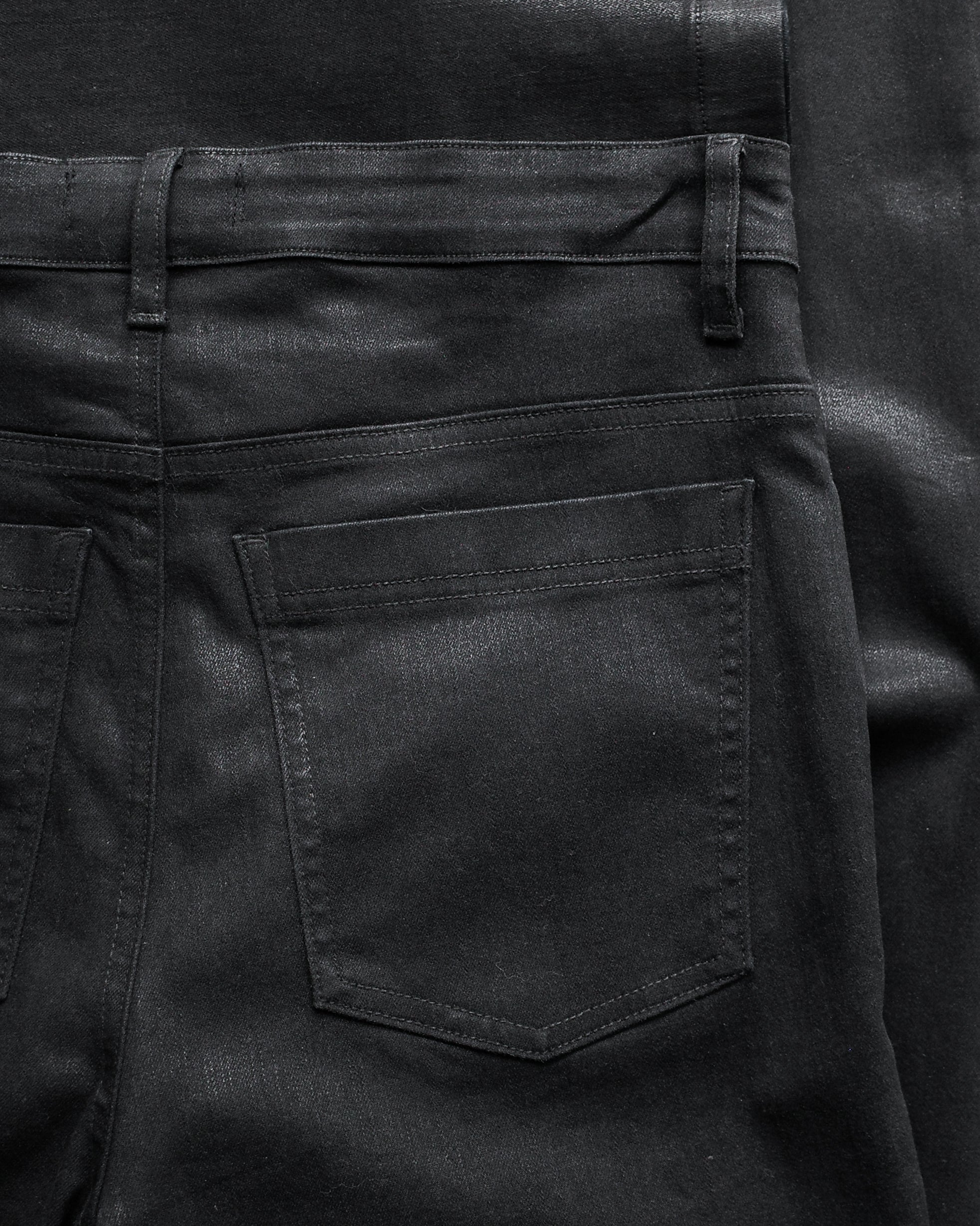 C4. Waxed Lace Up Denim – BLINDATE INC