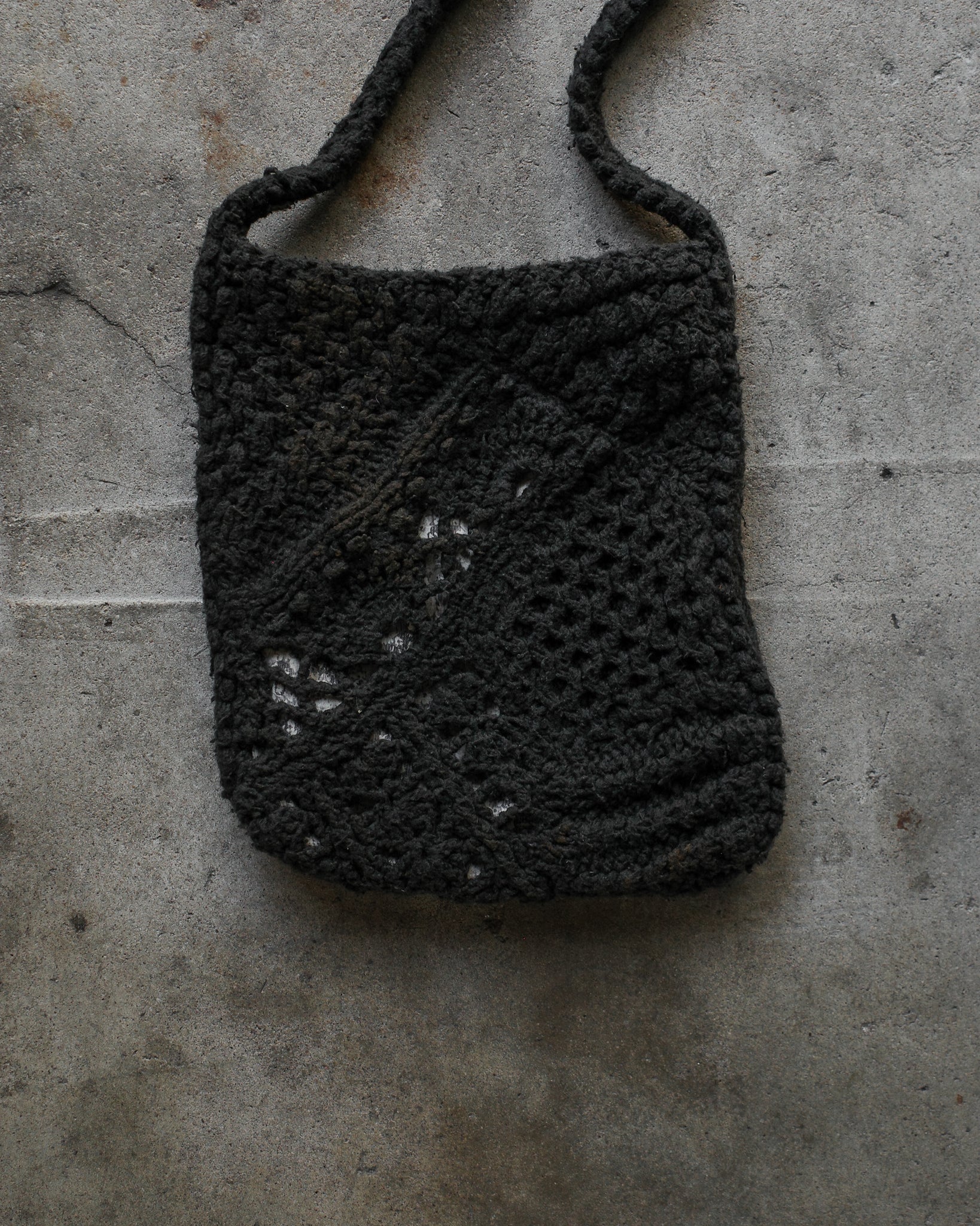 Number (N)ine SS/AW03 Grudge Knit Tote