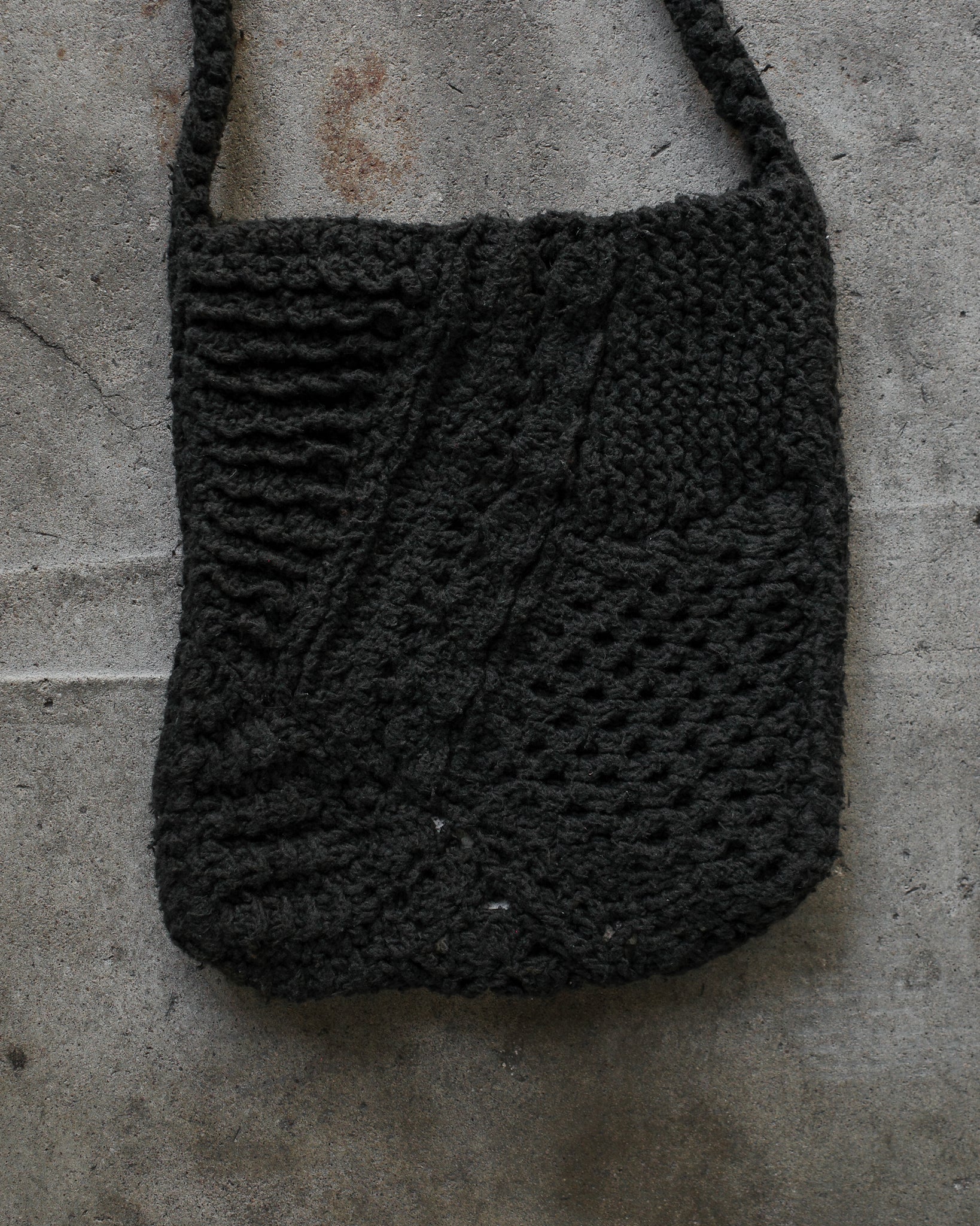 Number (N)ine SS/AW03 Grudge Knit Tote