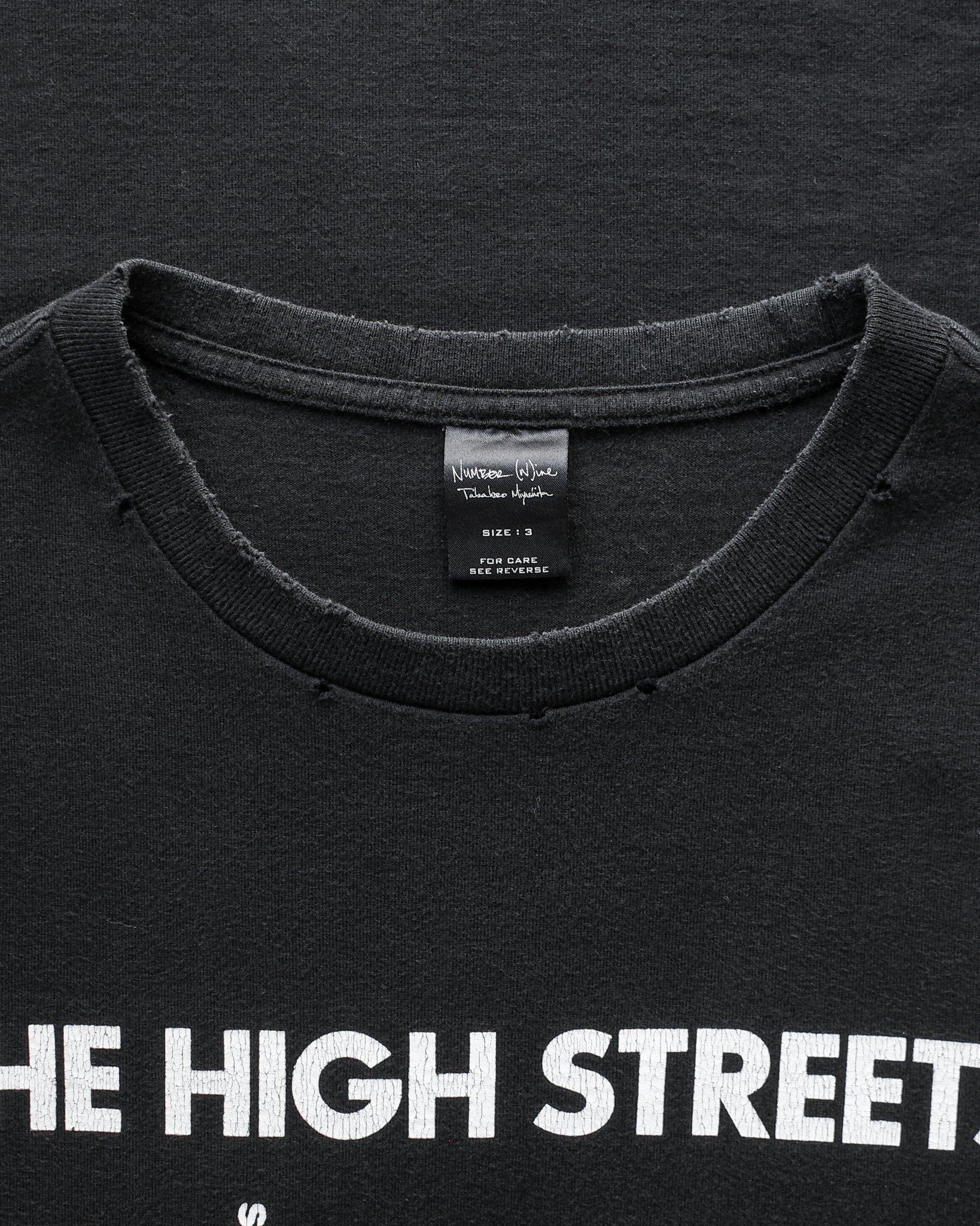 Number (N)ine AW05 "The High Streets" Tour Tee