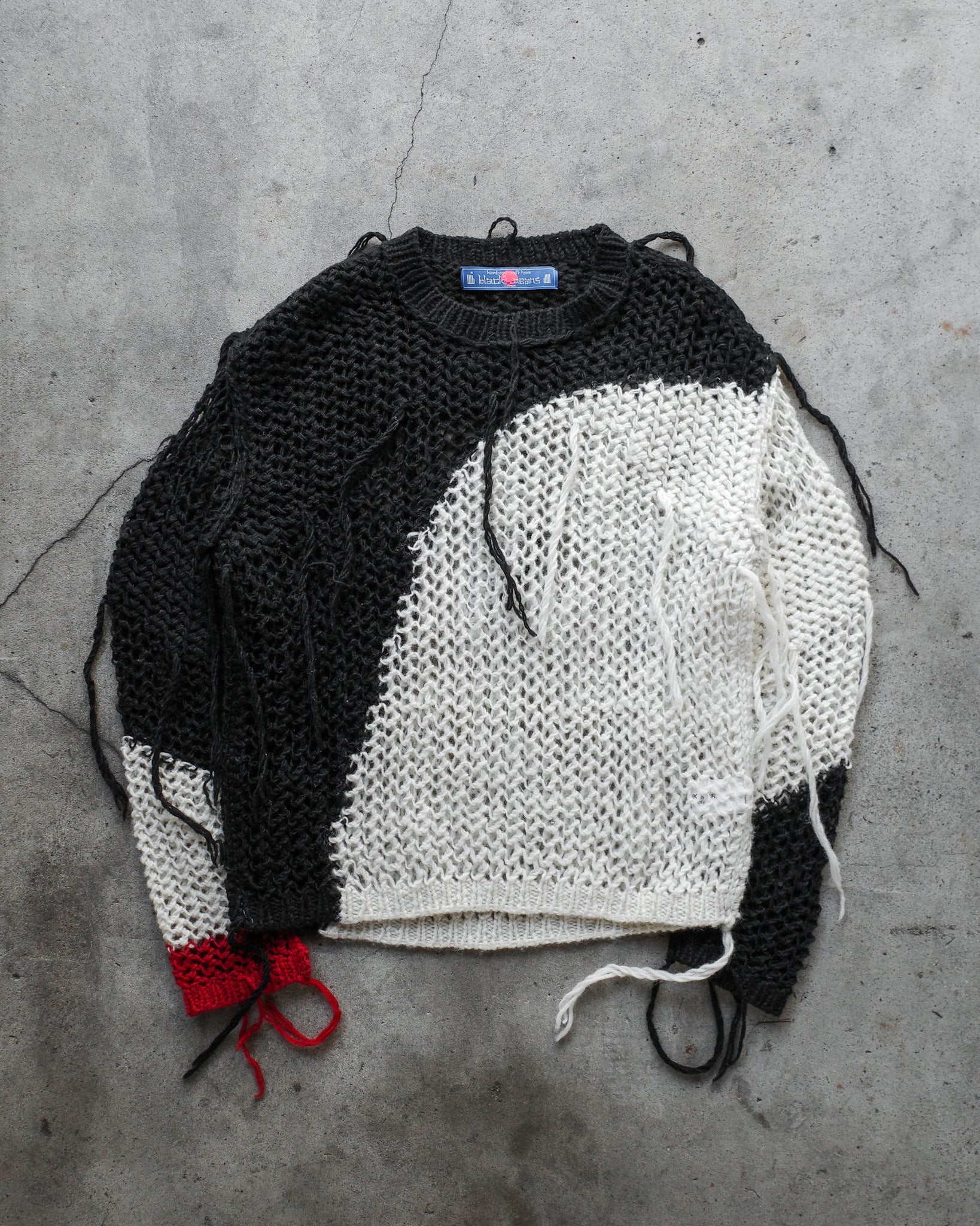 Blackmeans Distressed Knit Sweater