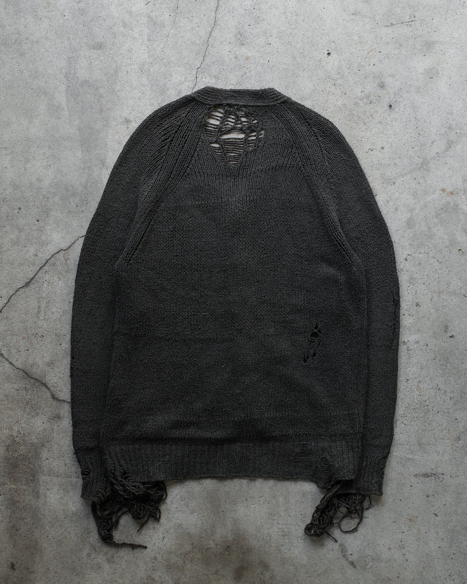 Number (N)ine SS/AW03 Distressed Cardigan