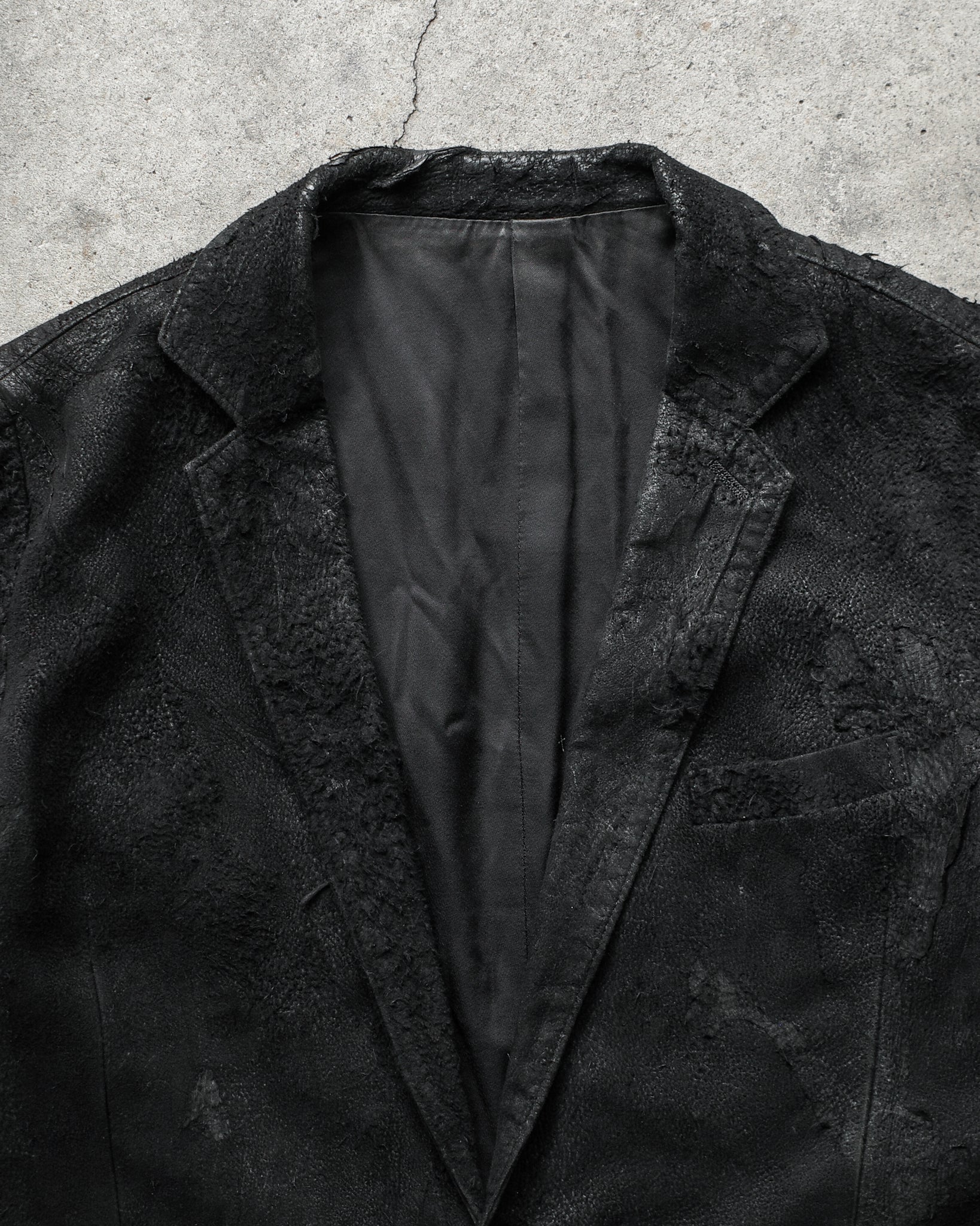 Undercover x Connectors AW02 Blistered Lambskin Blazer