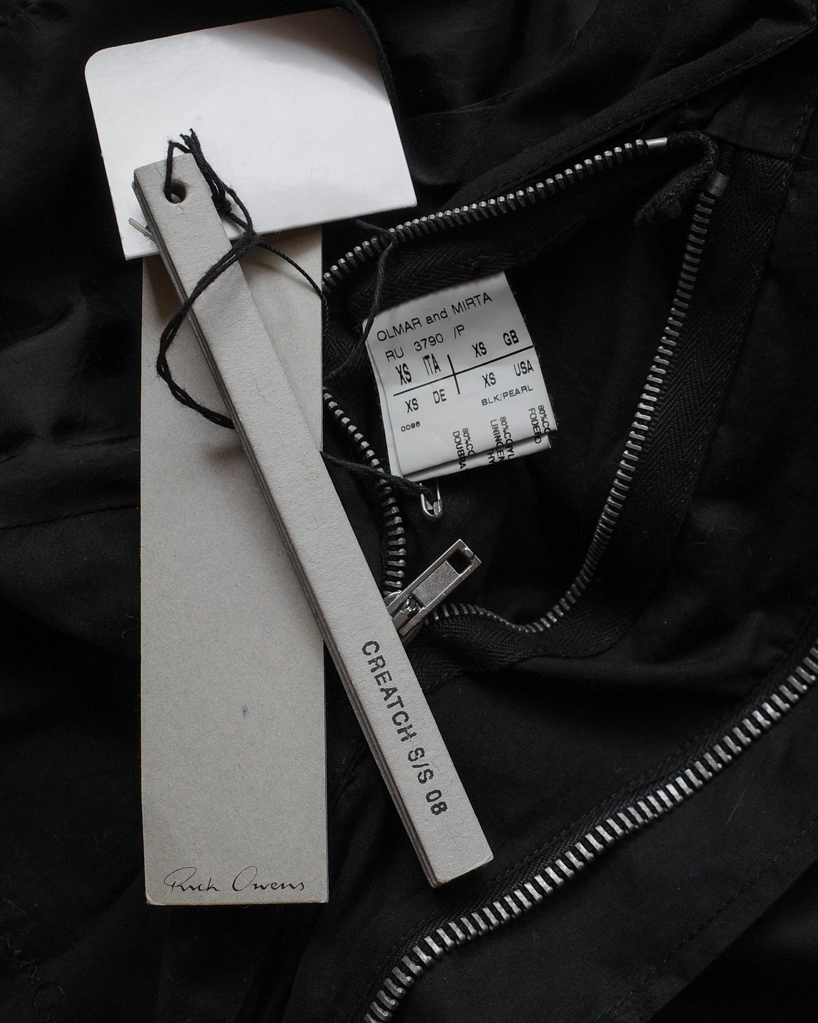 Rick Owens SS08 Patched F-1 Jacket