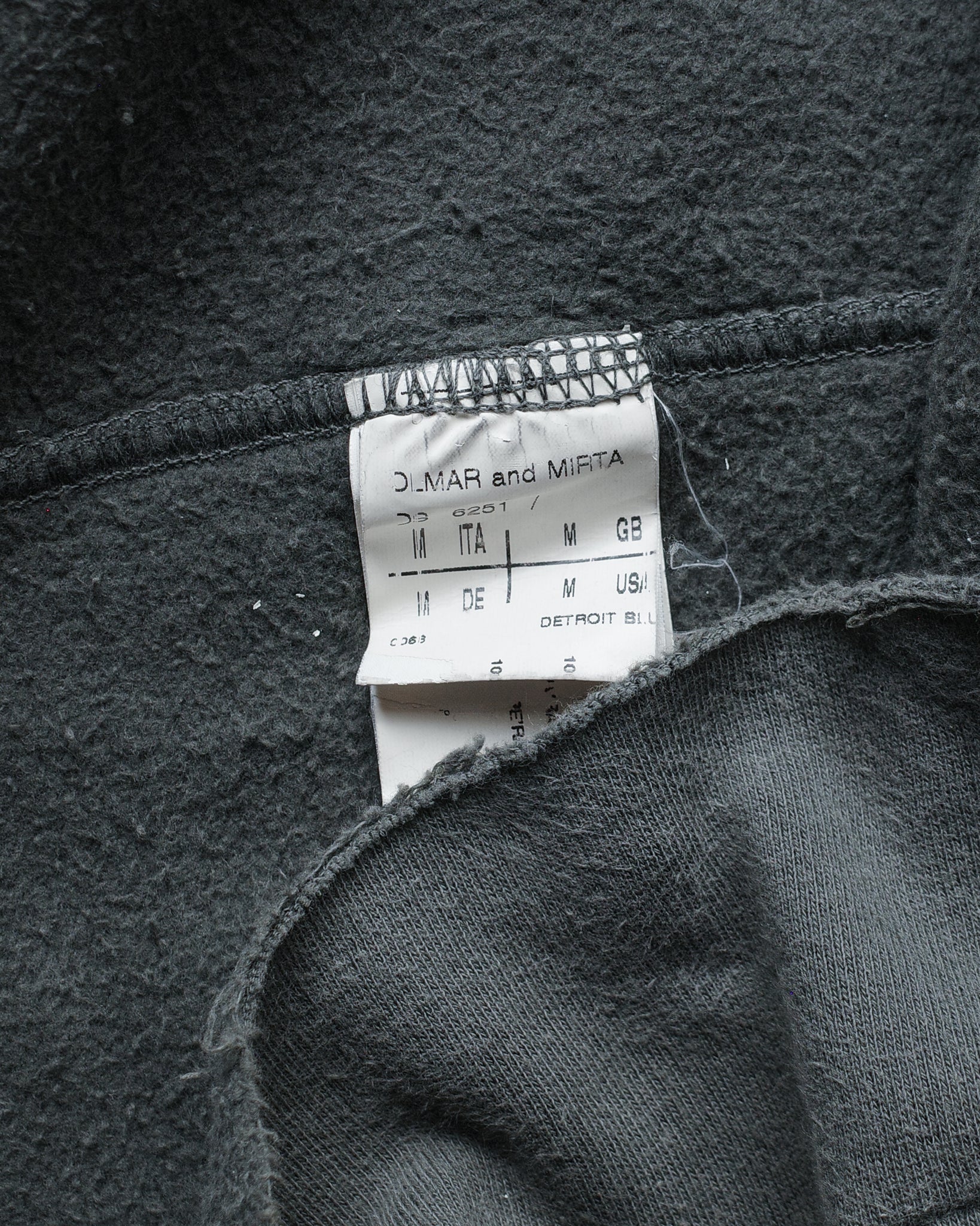 Rick Owens FW07 Suicidal Tendencies Zip-Up Hoodie