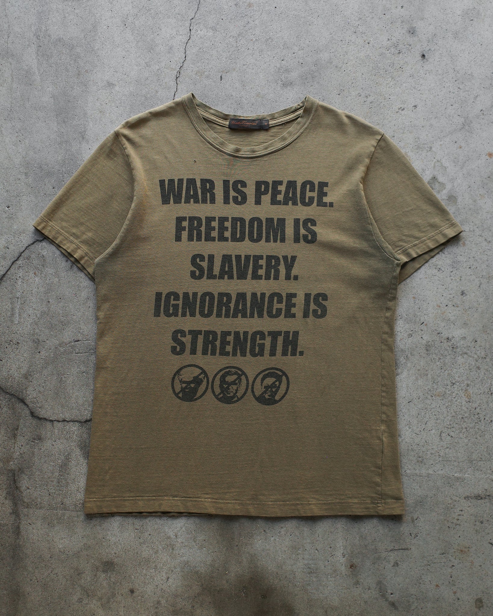 Undercover AW03 War is Peace 1984 Tee