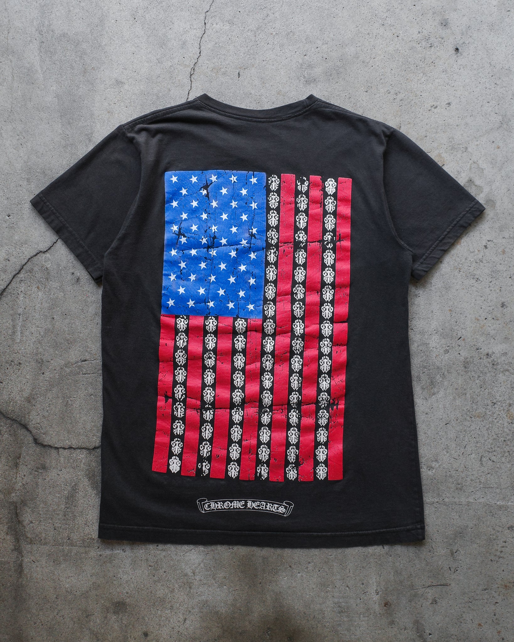 Chrome Hearts USA Flag Pocket Tee