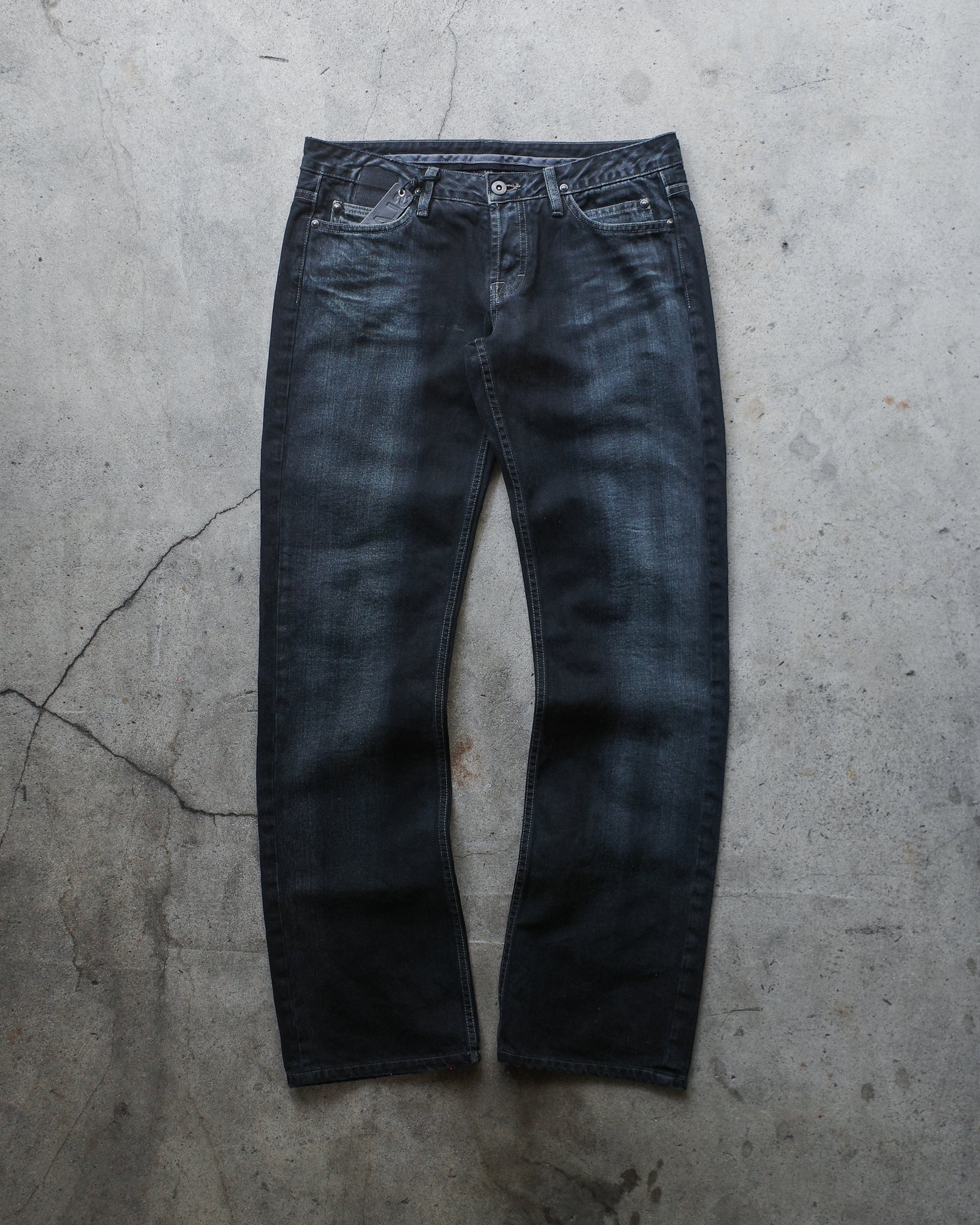 Rick Owens SLAB Faded Denim