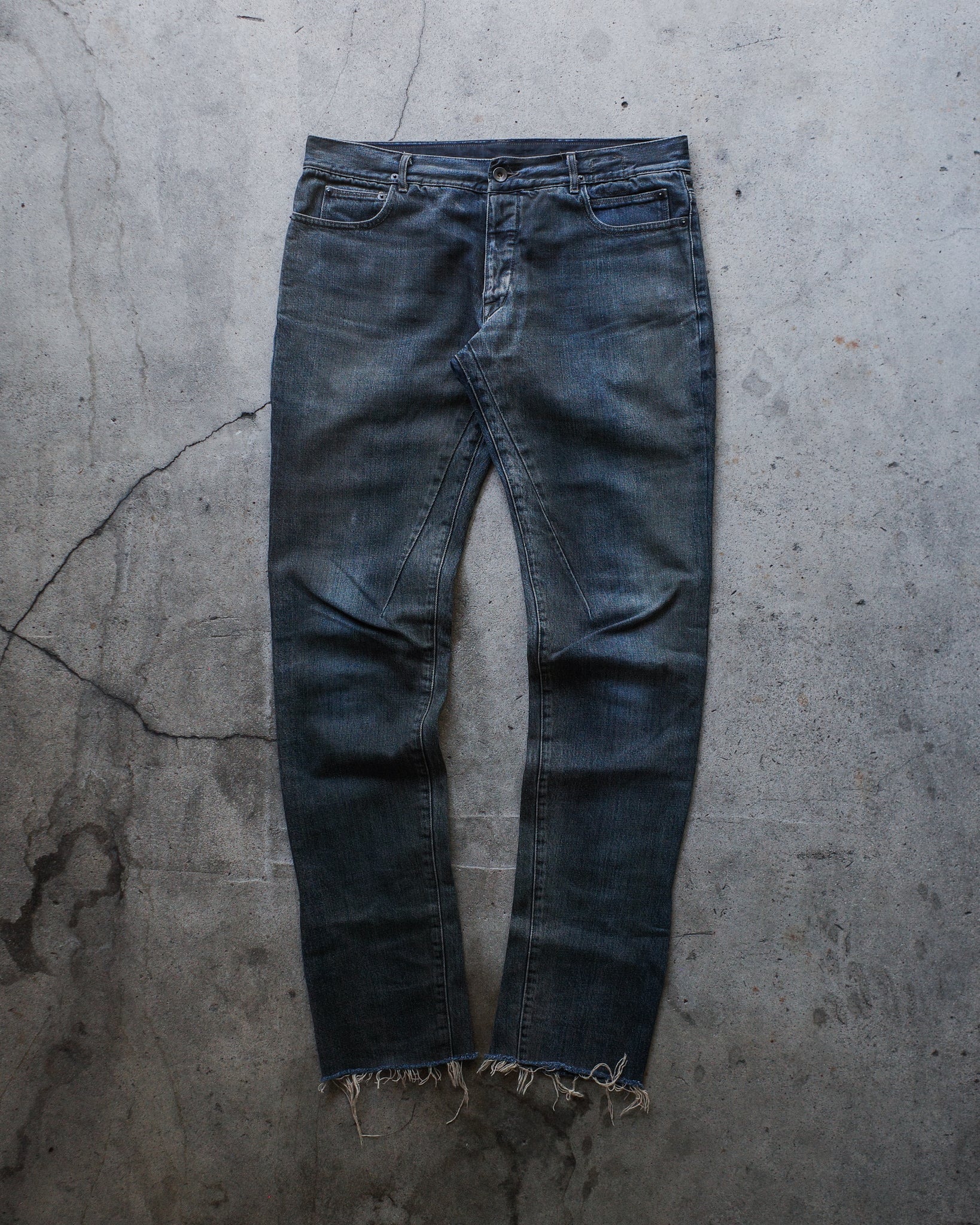 Rick Owens DRKSHDW Dirty Mud Wash Denim