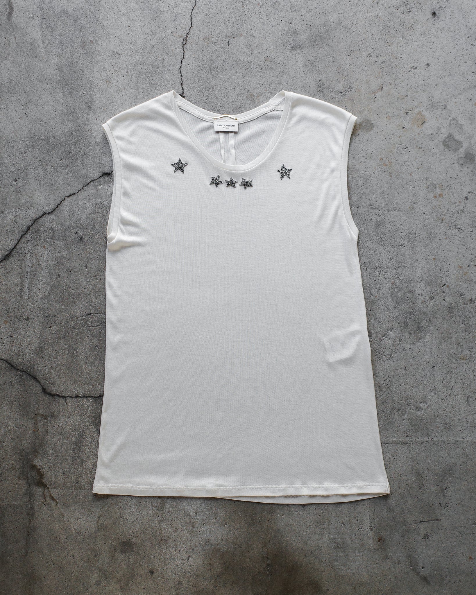 Saint Laurent Paris SS15 Star Tank