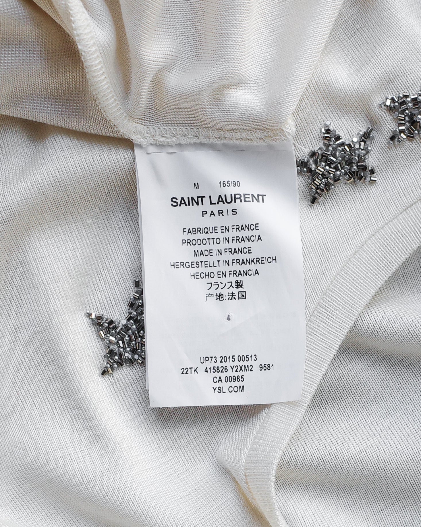 Saint Laurent Paris SS15 Star Tank