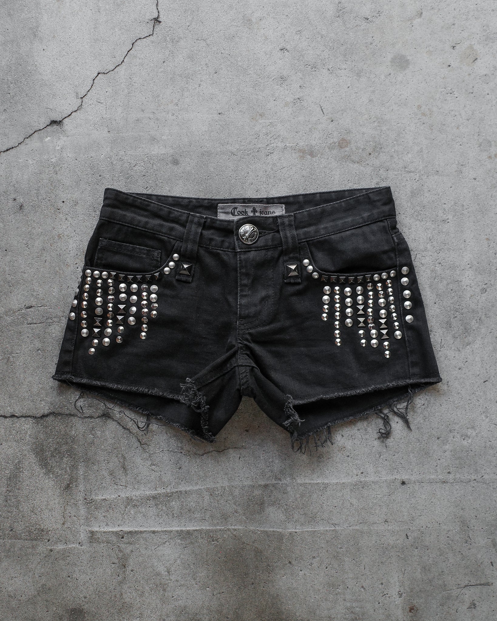 Cook Jeans Studded Shorts