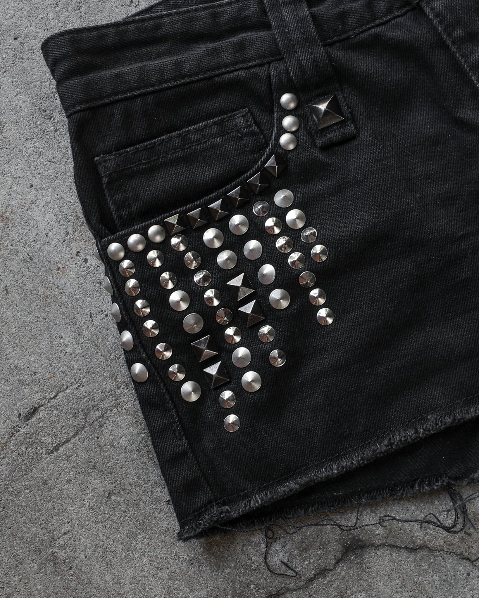 Cook Jeans Studded Shorts