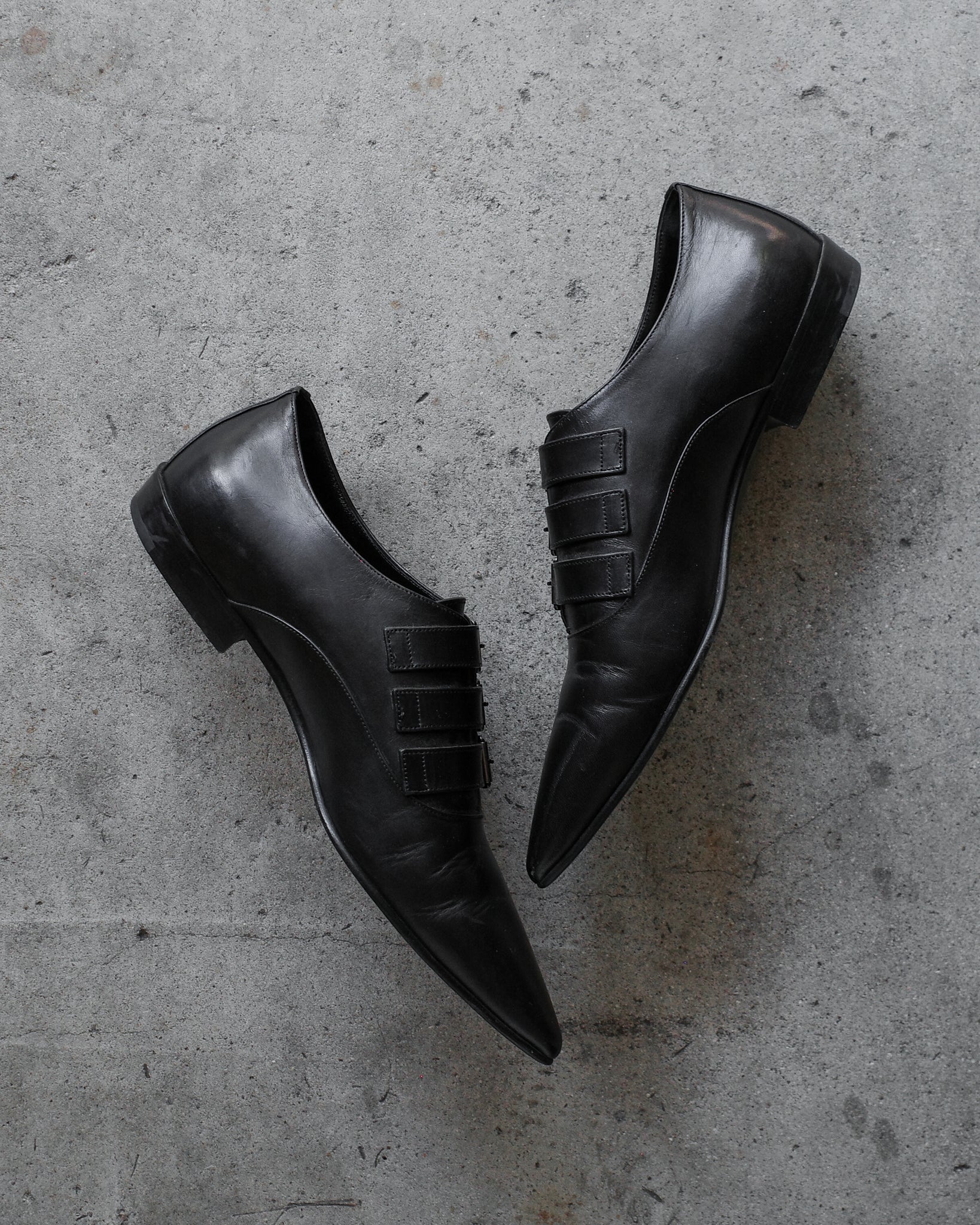 Saint Laurent Paris SS14 Monk Strap Shoes