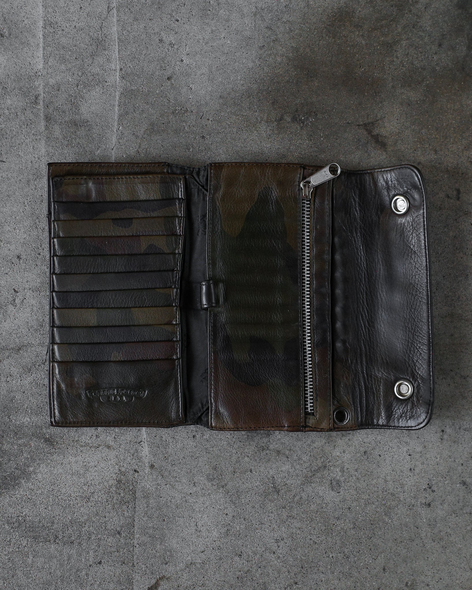 Chrome Hearts Camo Bi-Fold Long Wallet