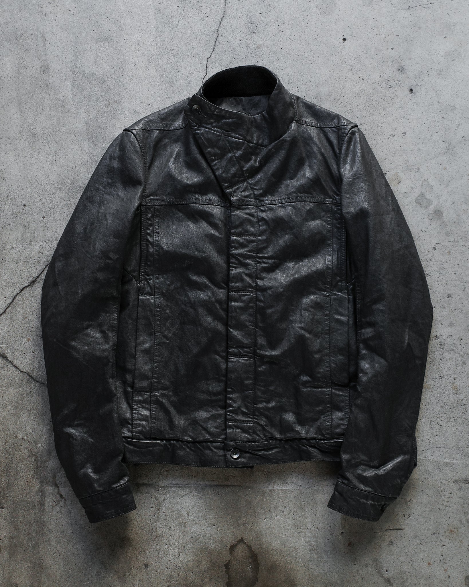 Rick Owens FW13 Padded Heavy Wax Slave Jacket