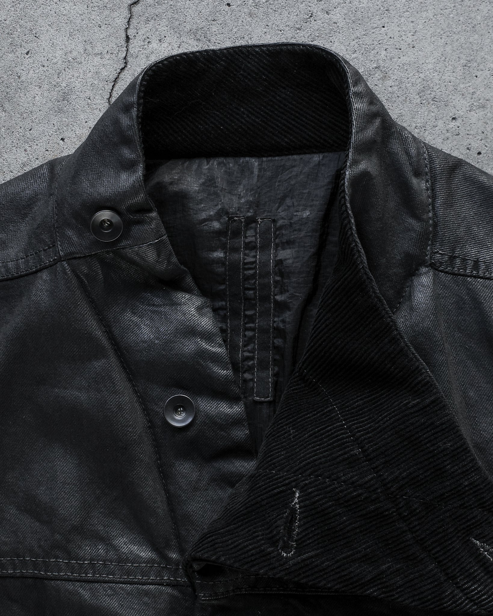 Rick Owens FW13 Padded Heavy Wax Slave Jacket