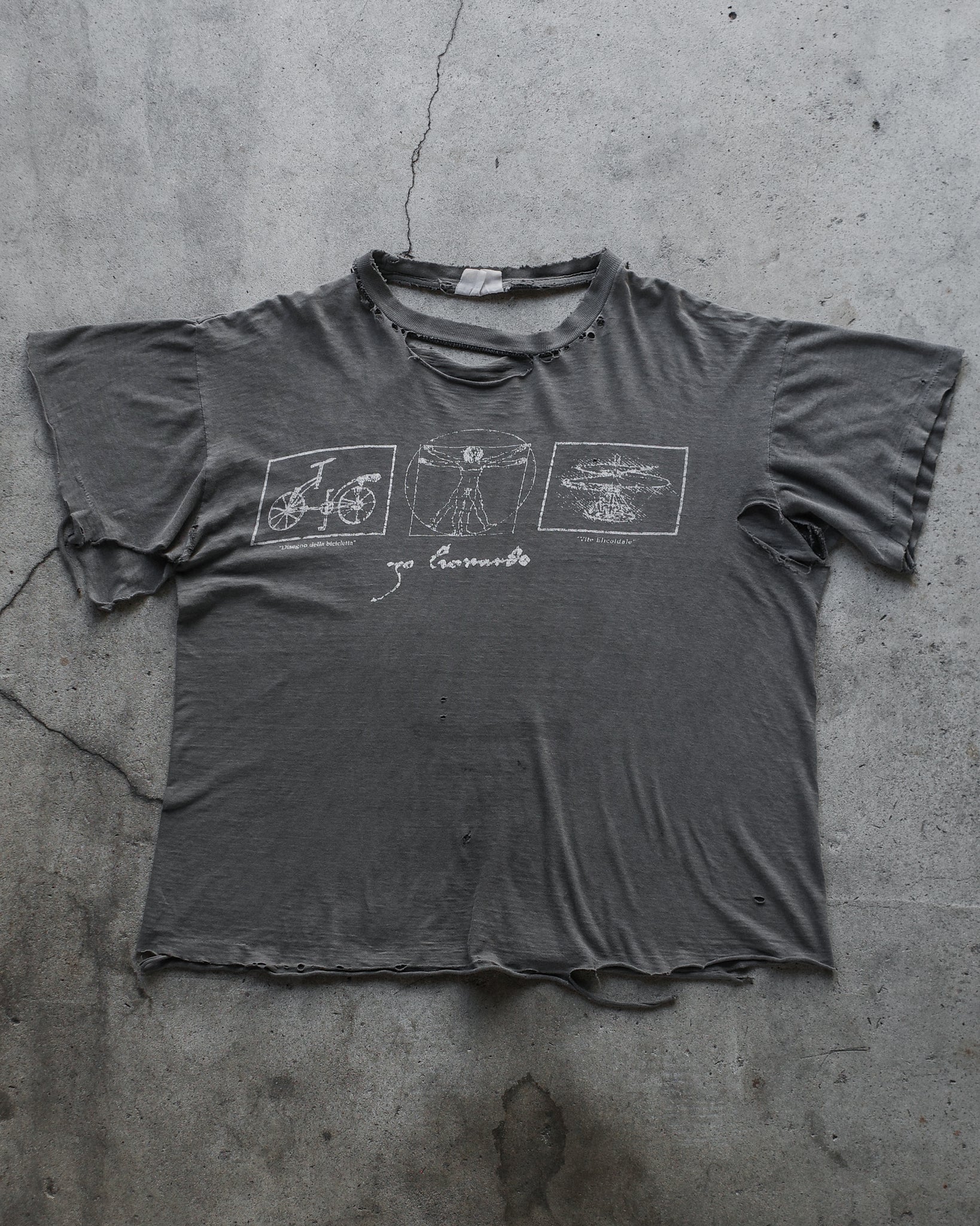 1990s Leonardo da Vinci Thrashed Tee