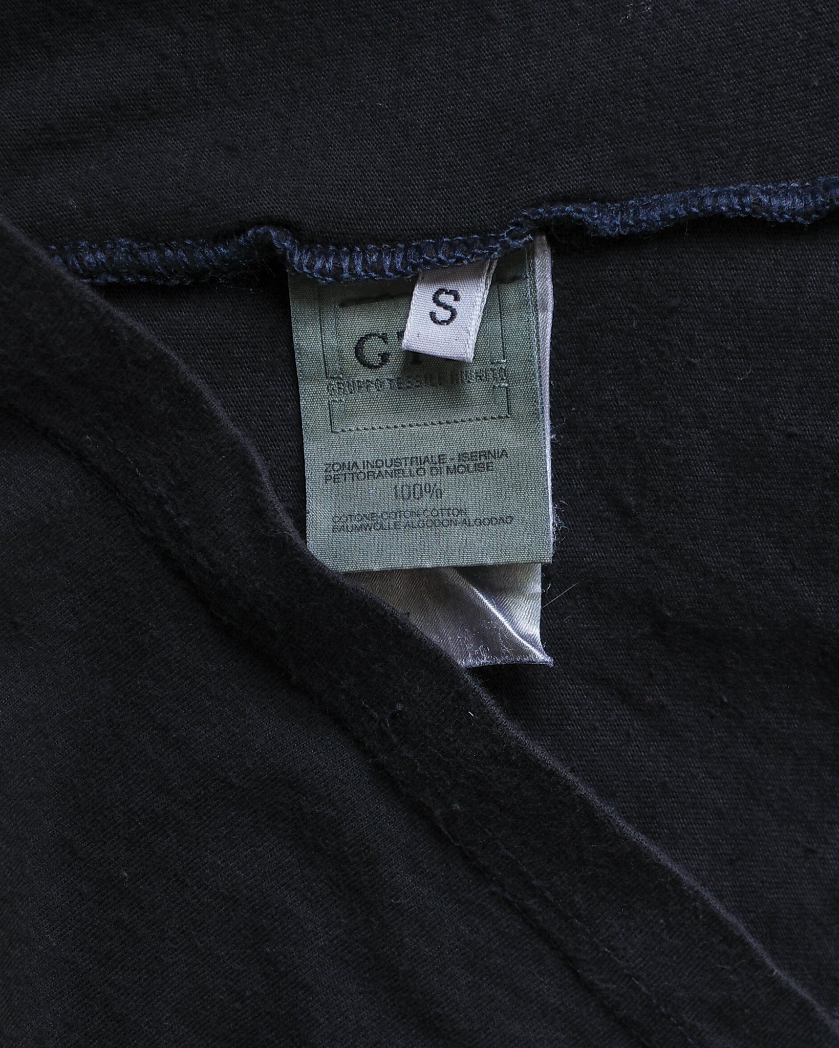 Helmut Lang SS98 Overdyed Military Patch Tee