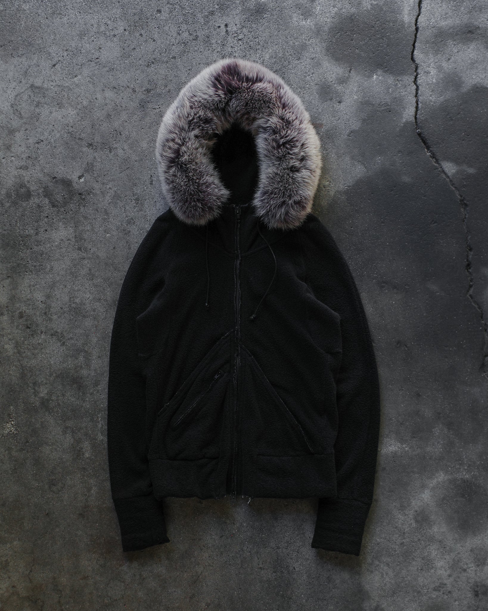 If Six Was Nine Fur Hooded Zip Up