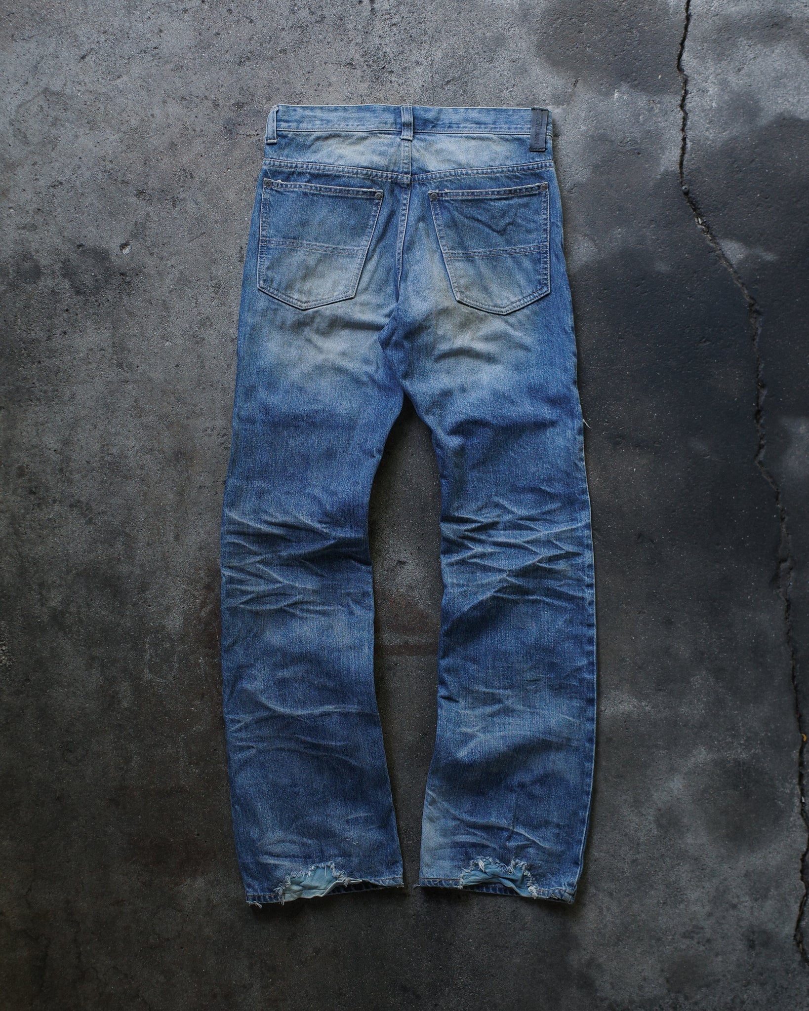 Isamu Katayama Backlash SS11 Repaired Distressed Denim