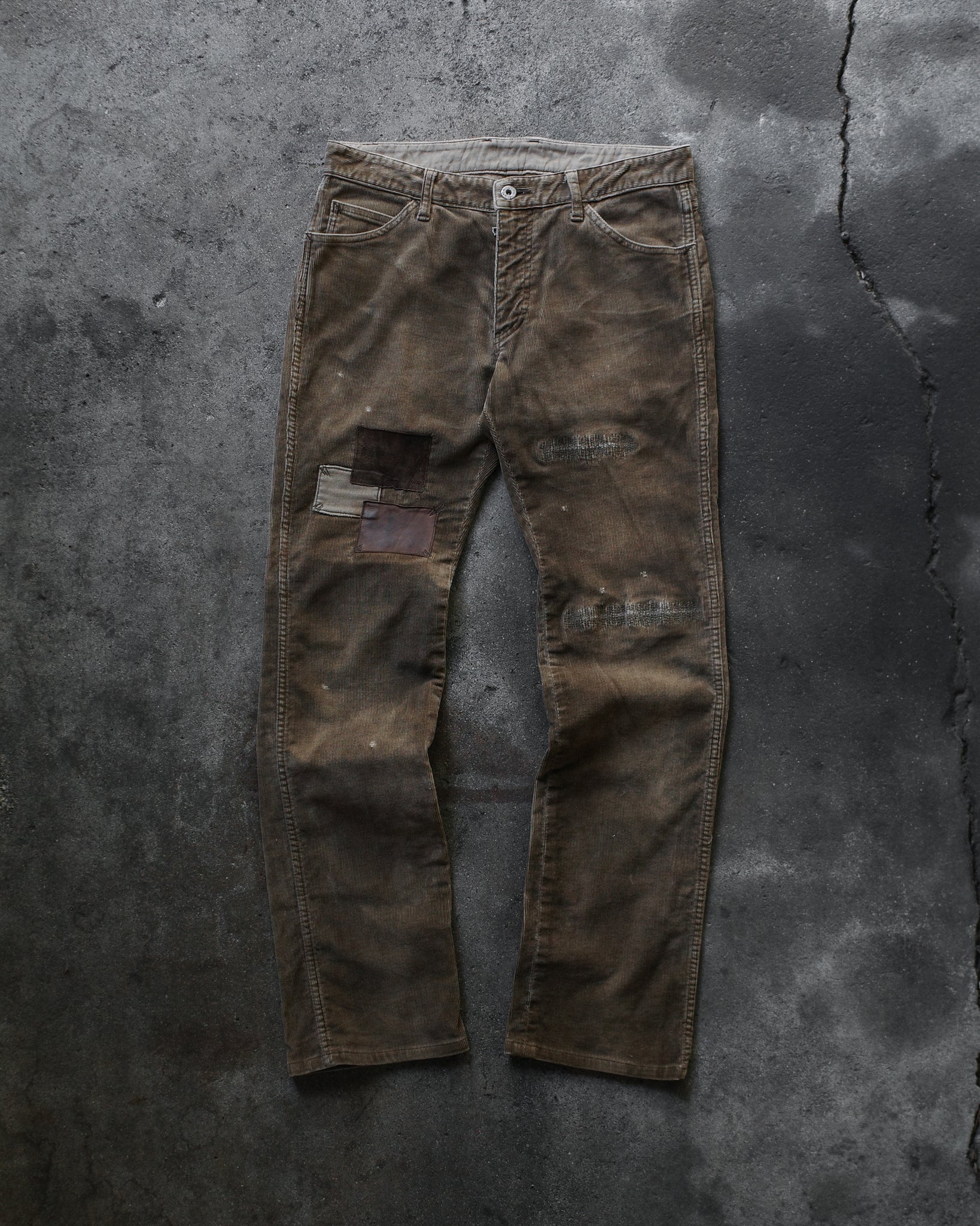 Backlash Isamu Katayama Repaired Patchwork Corduroy Pants