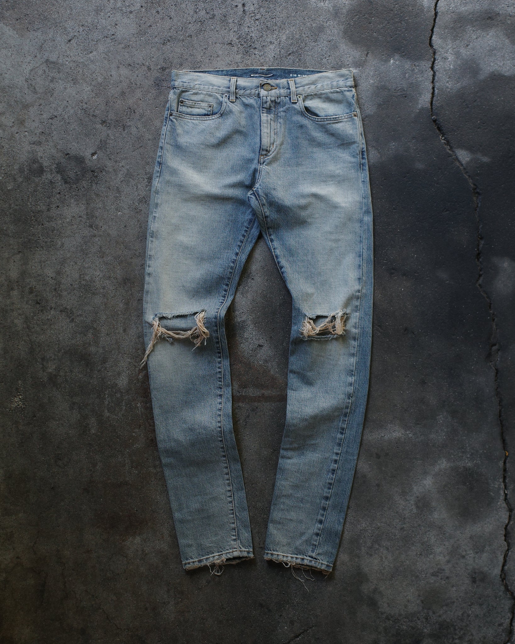 Saint Laurent Paris SS16 D10 Dirtied Denim