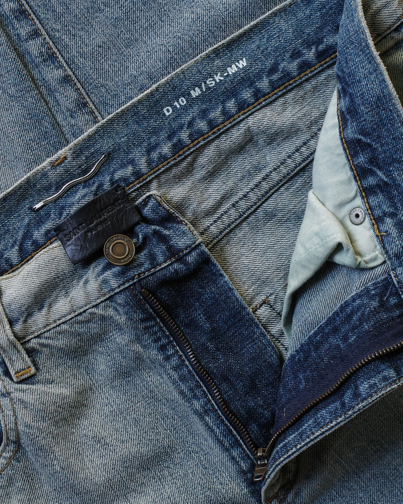 Saint Laurent Paris SS16 D10 Dirtied Denim