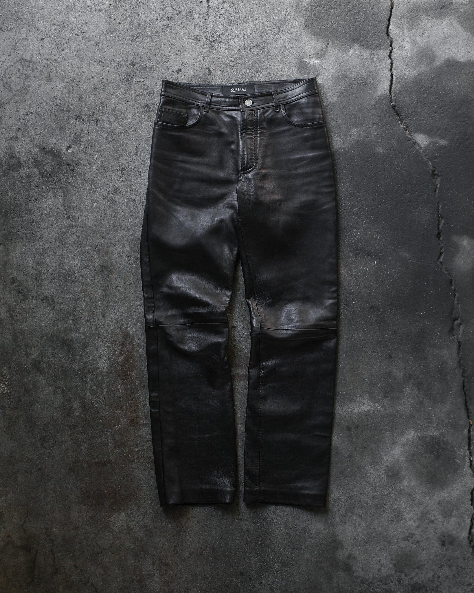 Gucci By Tom Ford Leather Pants