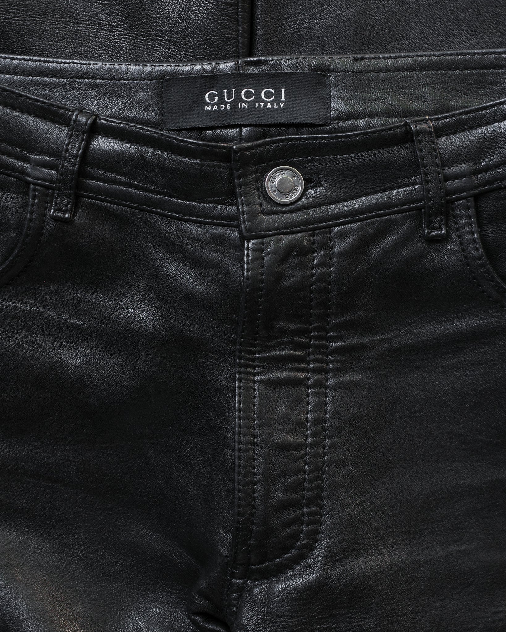 Gucci By Tom Ford Leather Pants