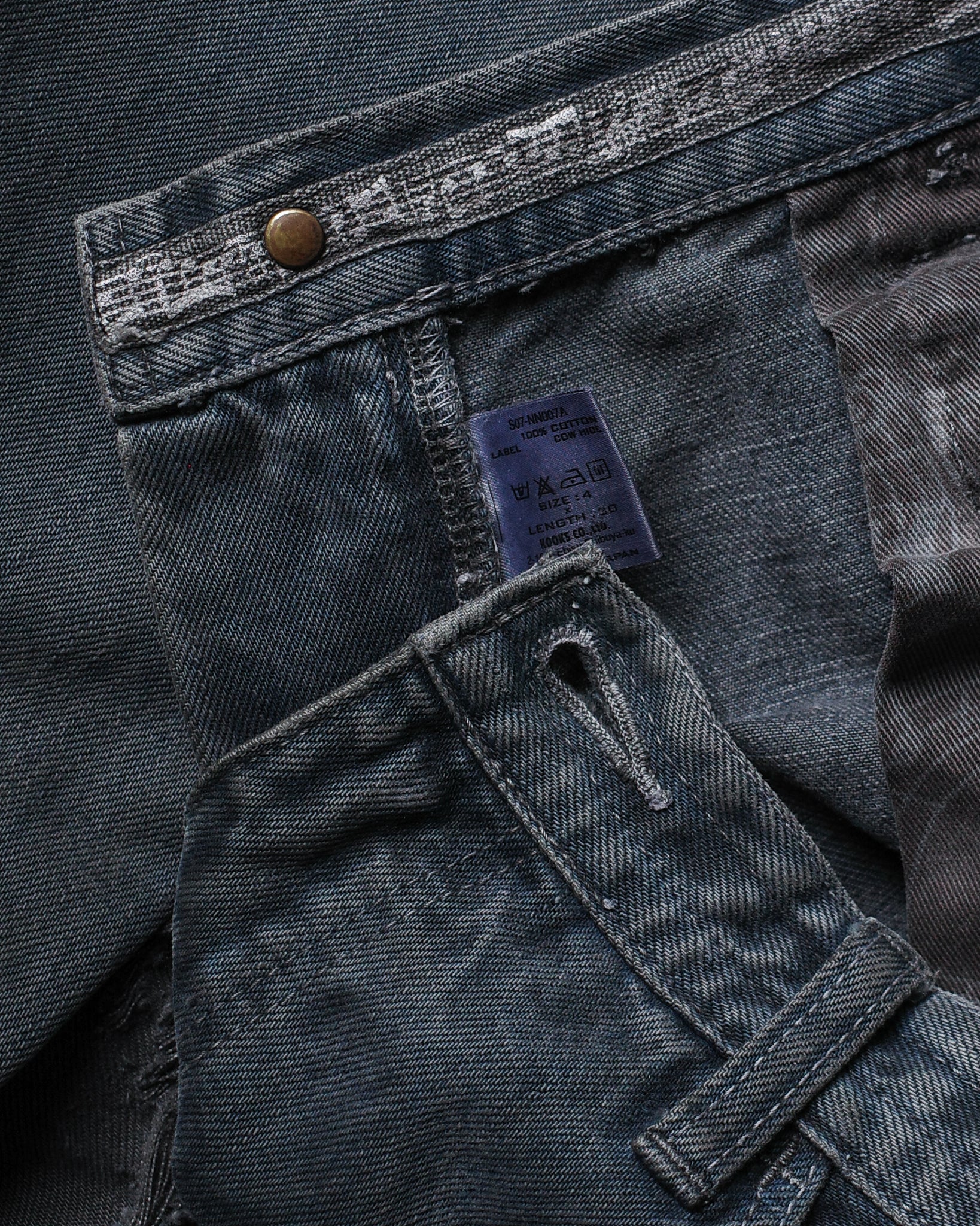 Number (N)ine SS07 Mudwash Pain Denim