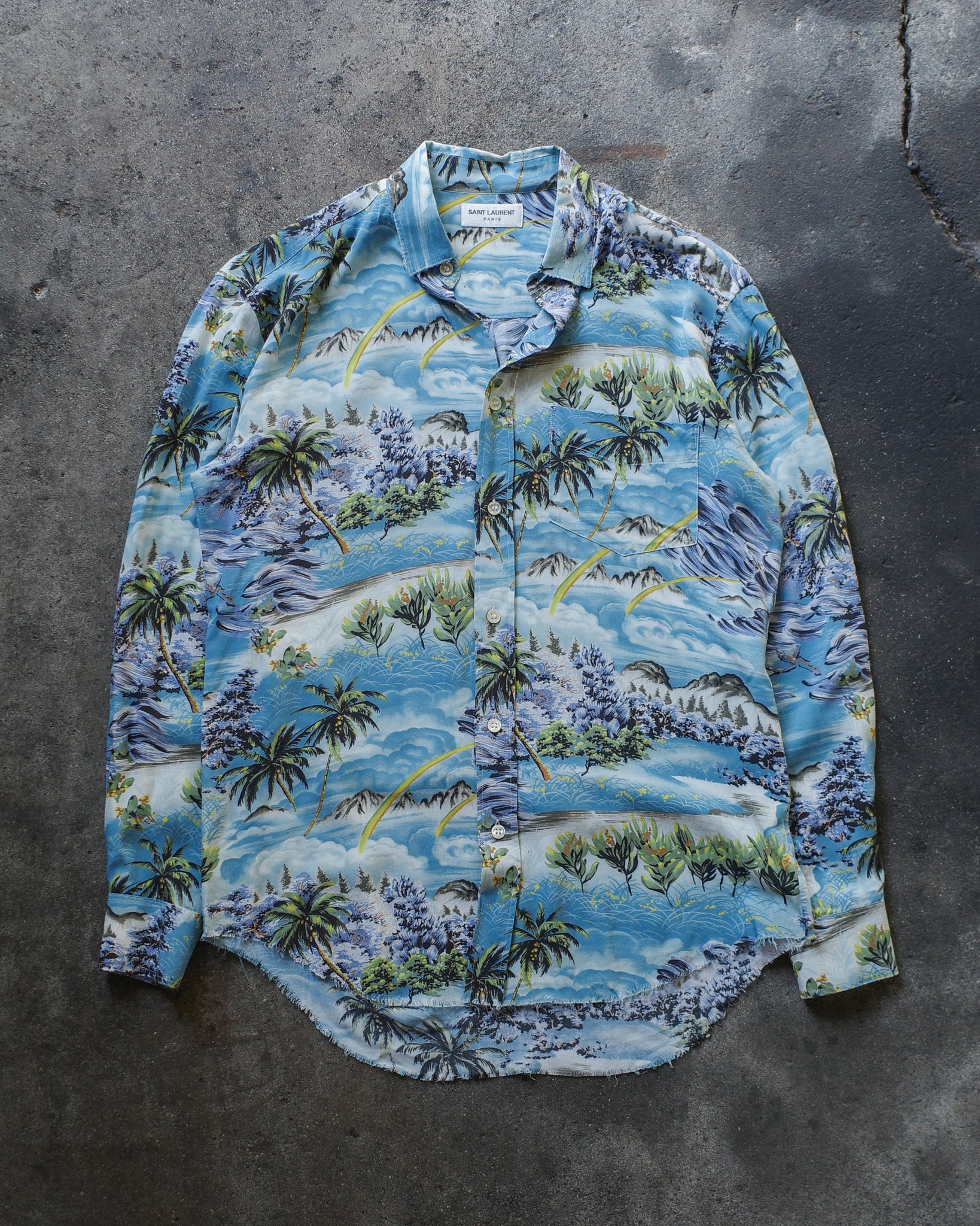 Saint Laurent Paris 2015 Hawaiian Shirt