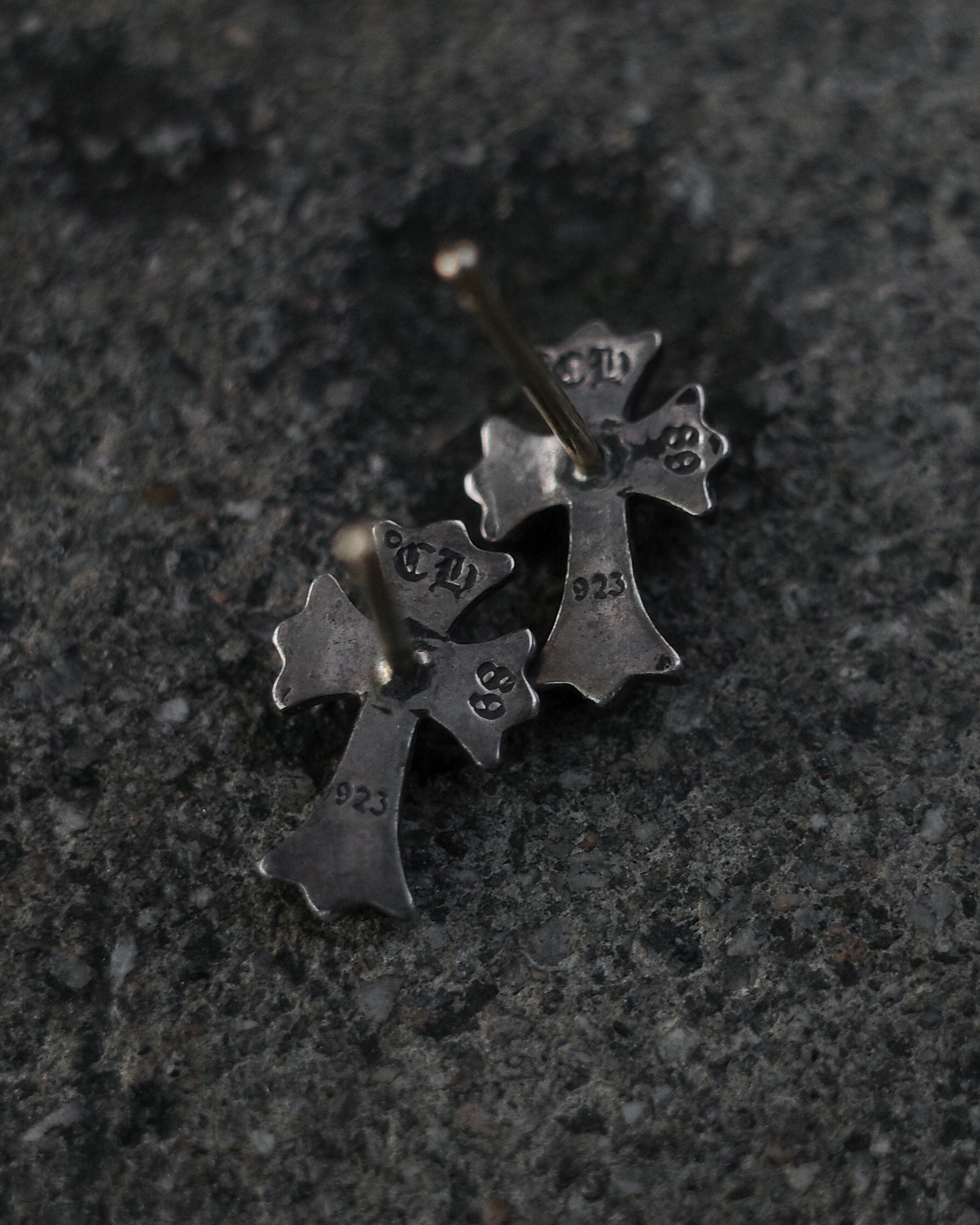 最終値下げ Hearts Chrome Cross INC BLINDATE – Earrings Stud アクセサリー